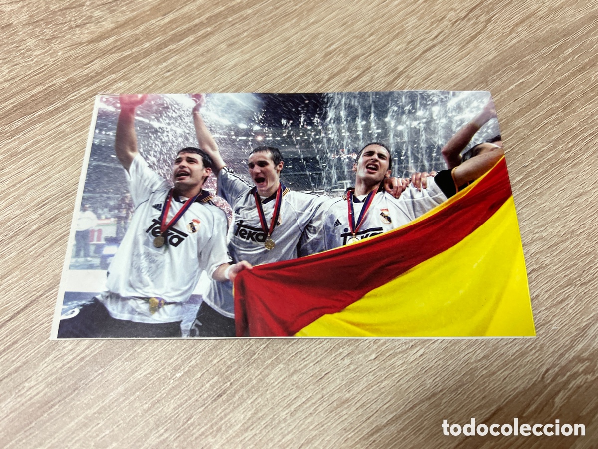 Cromos de F&uacute;tbol: PEGATINA REAL MADRID CAMPEON EUROPA