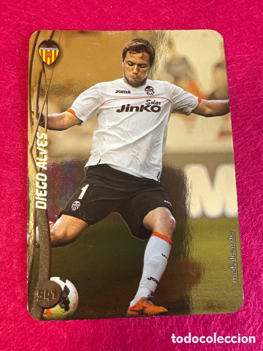 Cartes &agrave; collectionner de Football: 541 DIEGO ALVES(VALENCIA)4 VERSIONES DIFERENTES TOP MUNDICROMO 2015 14 15