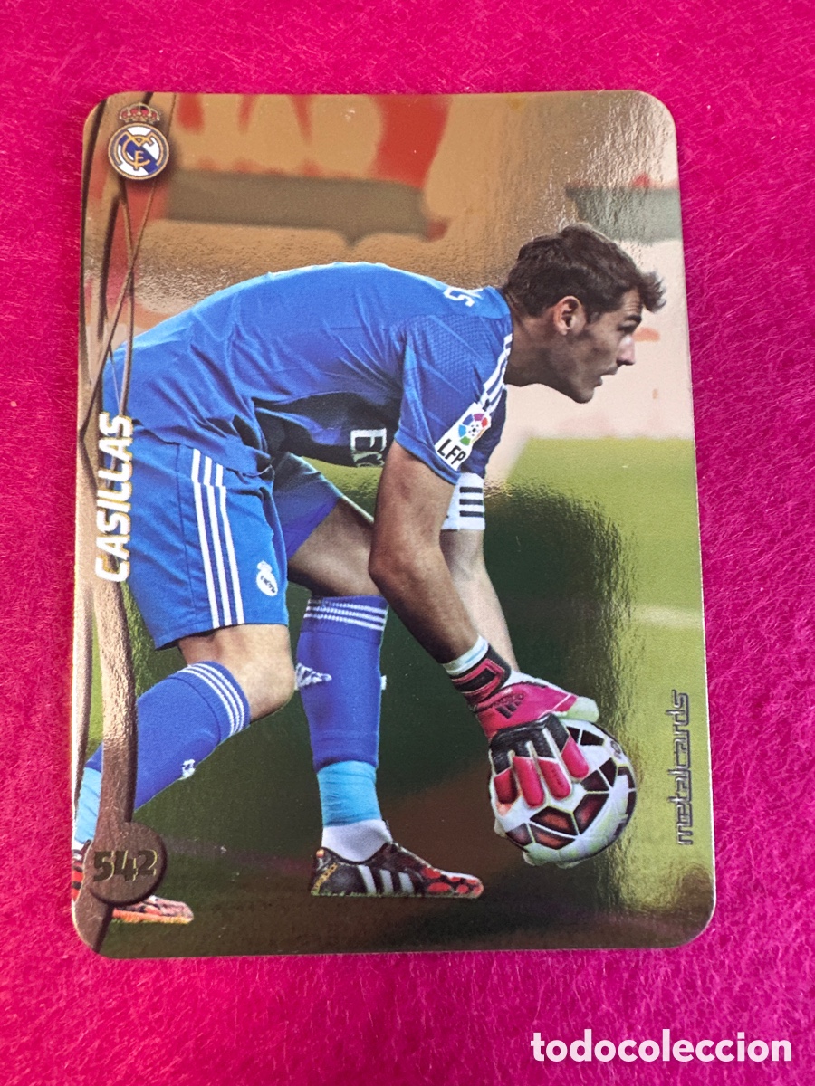 Cromos de F&uacute;tbol: 542 CASILLAS(R.MADRID) 5 VERSIONES DIFERENTES TOP MUNDICROMO 2015 14 15