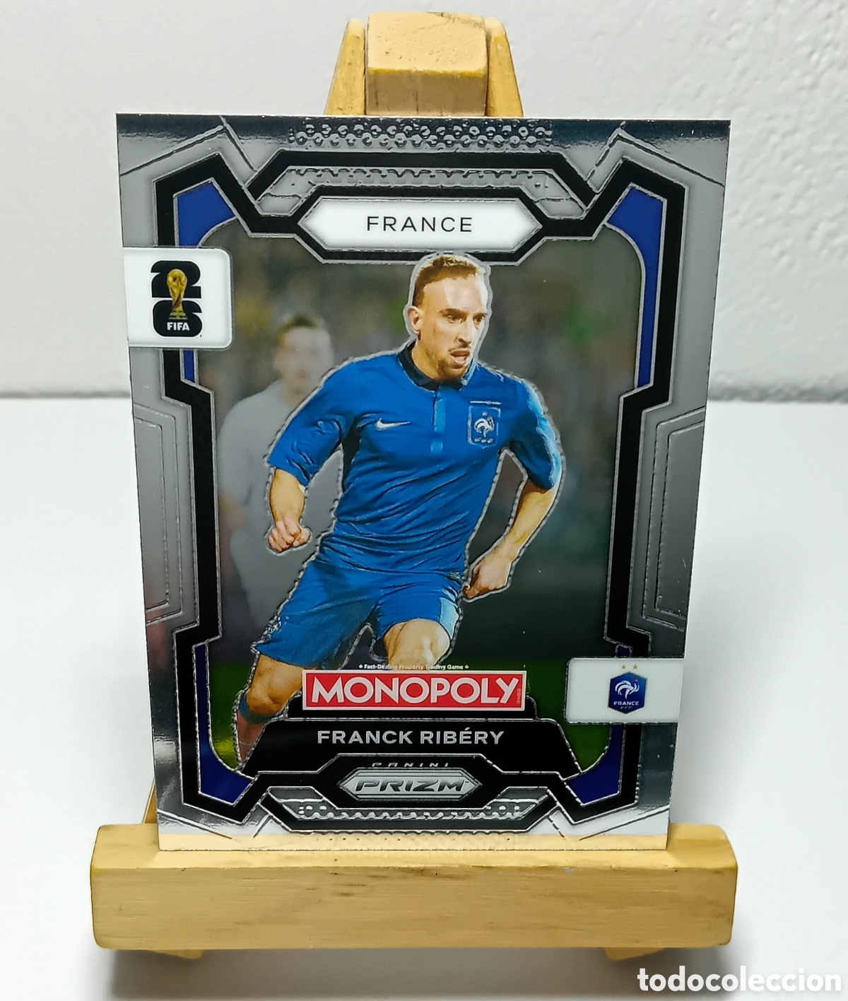 Cromos de F&uacute;tbol: FRANK RIB&Eacute;RY 2026 FRANCIA MONOPOLY PRIZM PANINI.