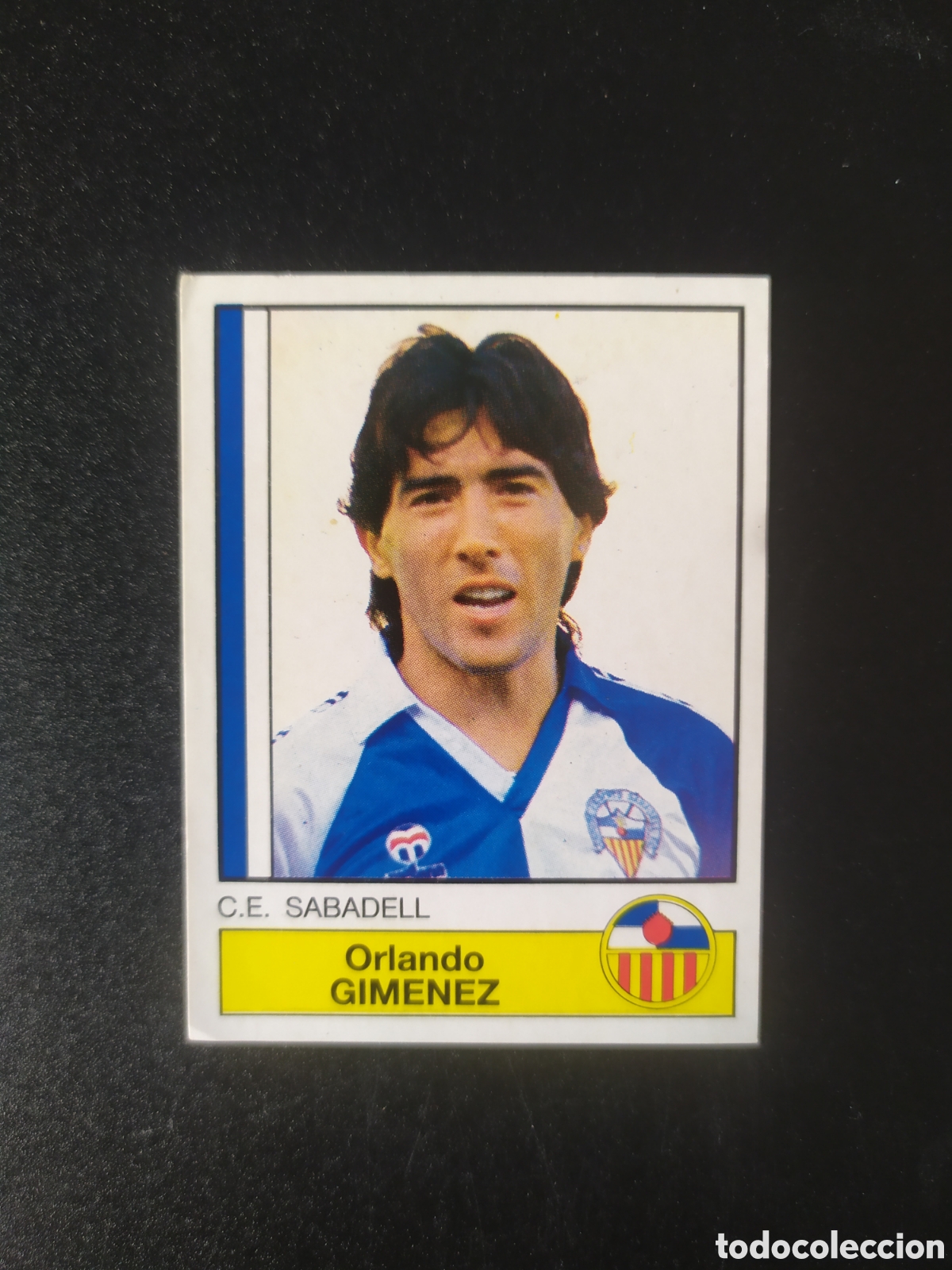 Fu&szlig;ball-Sticker: Futbol 87 panini Gim&eacute;nez n&deg; 224 Sabadell sin pegar