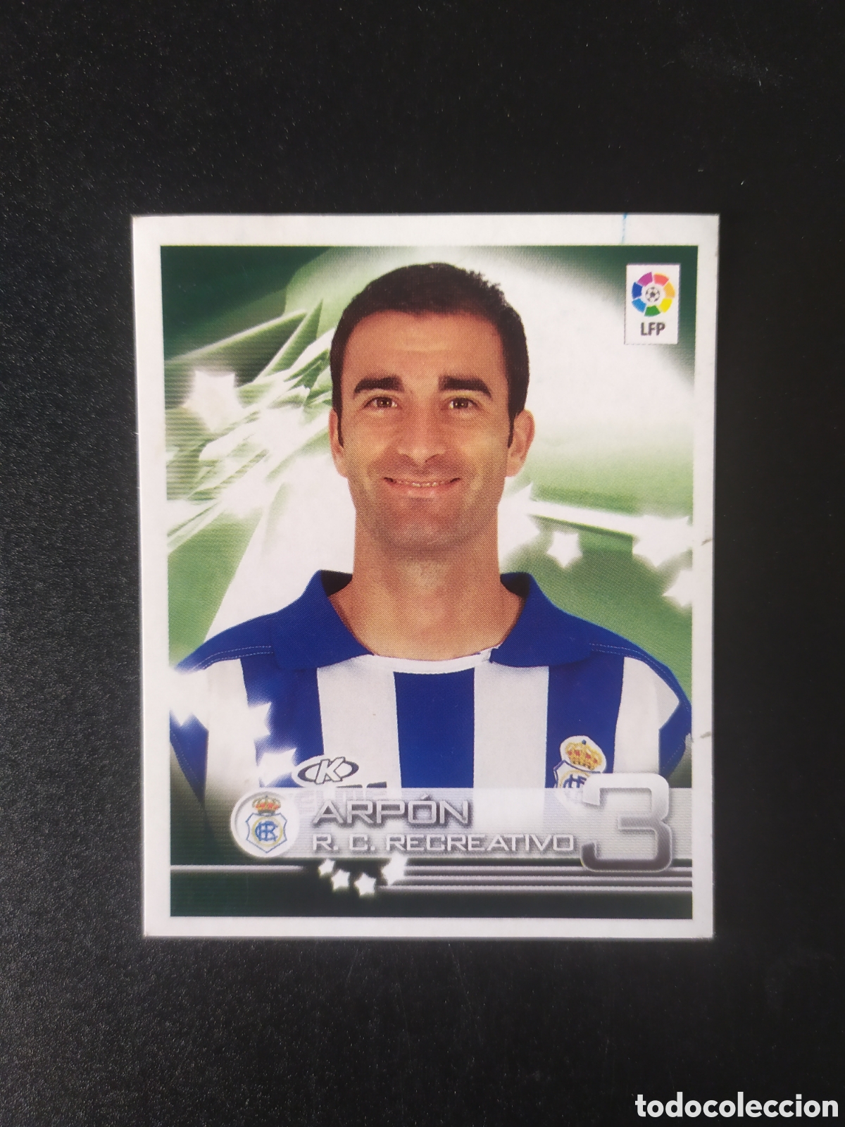 Cromos de Futebol: Superliga estrellas 2002 2003 02 03 panini Arp&oacute;n n&deg; 298 Recreativo Huelva sin pegar