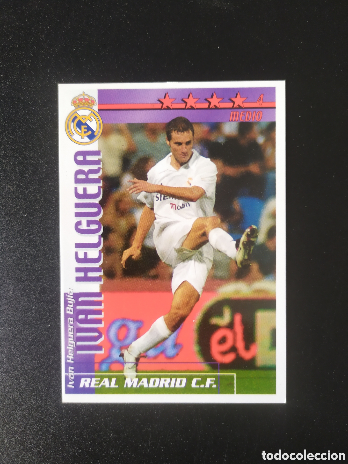 Figurine di Calcio: F&uacute;tbol Match Total 2002 2003 02 03 magic box int Iv&aacute;n Helguera Real Madrid