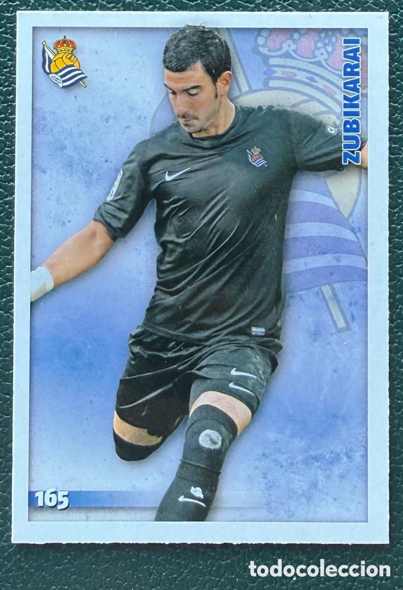 Fu&szlig;ball-Sticker: 165 ZUBIKARAI REAL SOCIEDAD FICHAS ALBUM MUNDICROMO 2014 2015 14 15