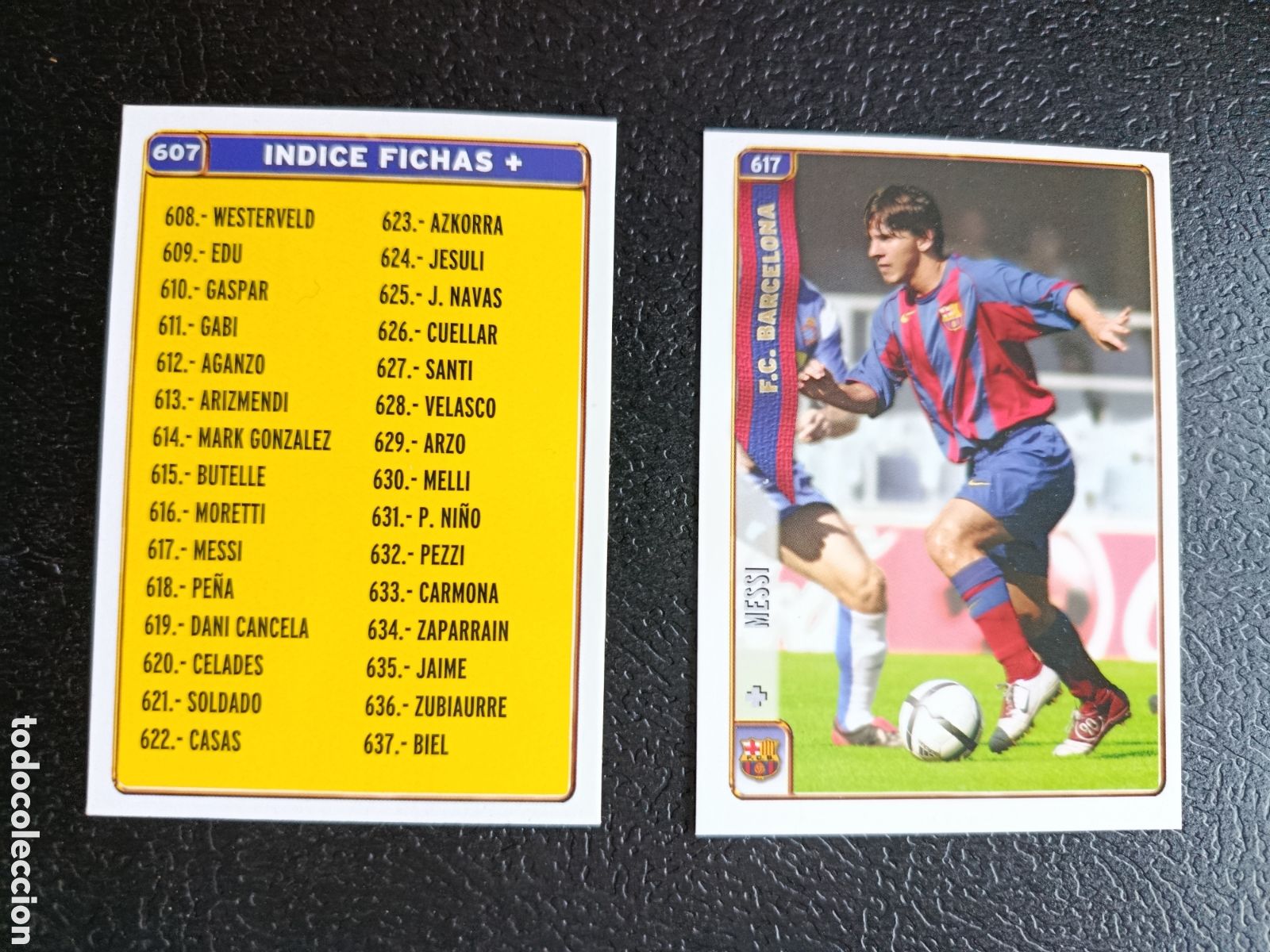 Fu&szlig;ball-Sticker: MESSI ROOKIE 2004/2005 MUNDICROMO