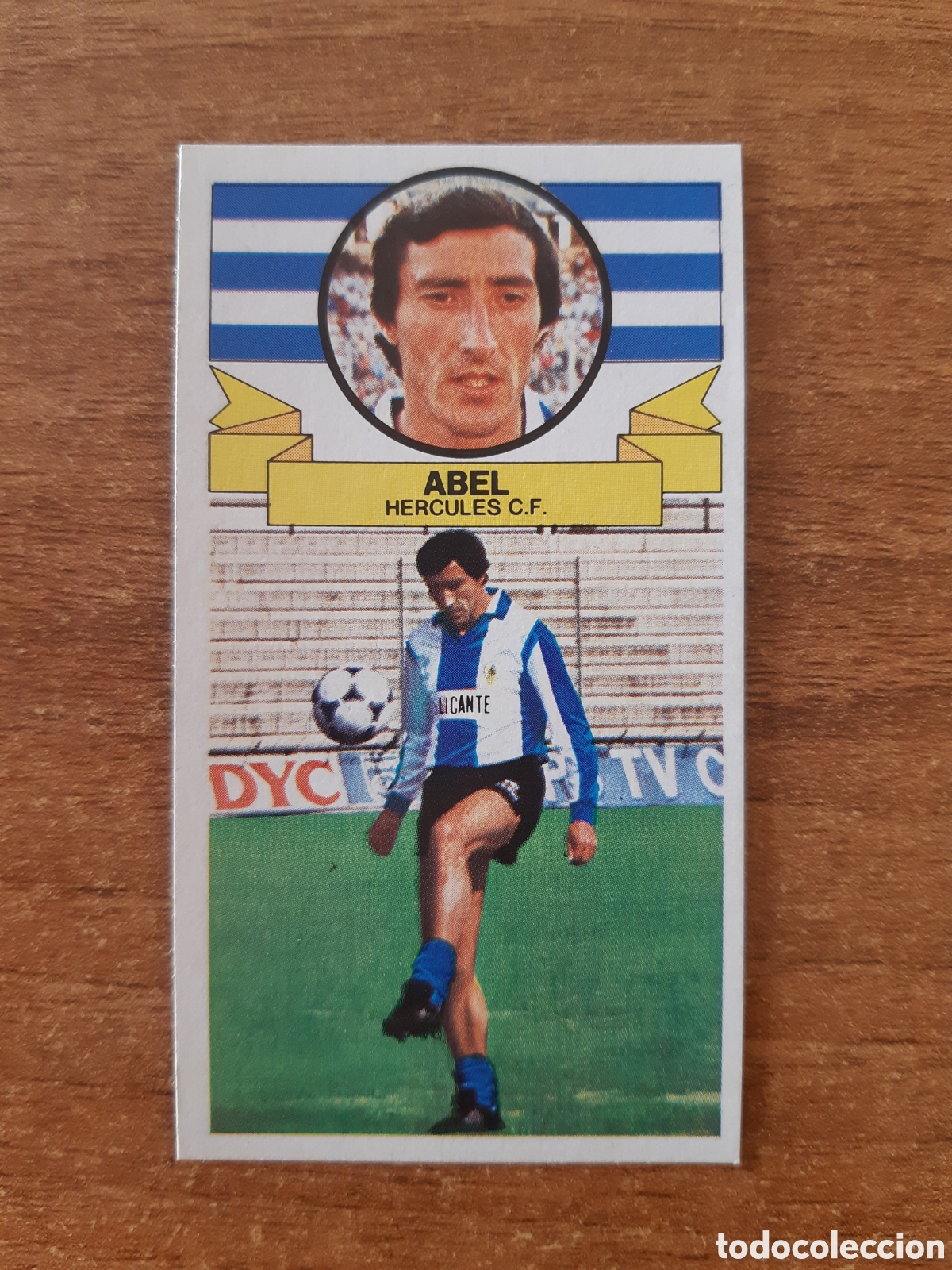 Cromos de F&uacute;tbol: Baja Abel (H&eacute;rcules) liga 85-86 ESTE. Nunca pegado, sin pegar