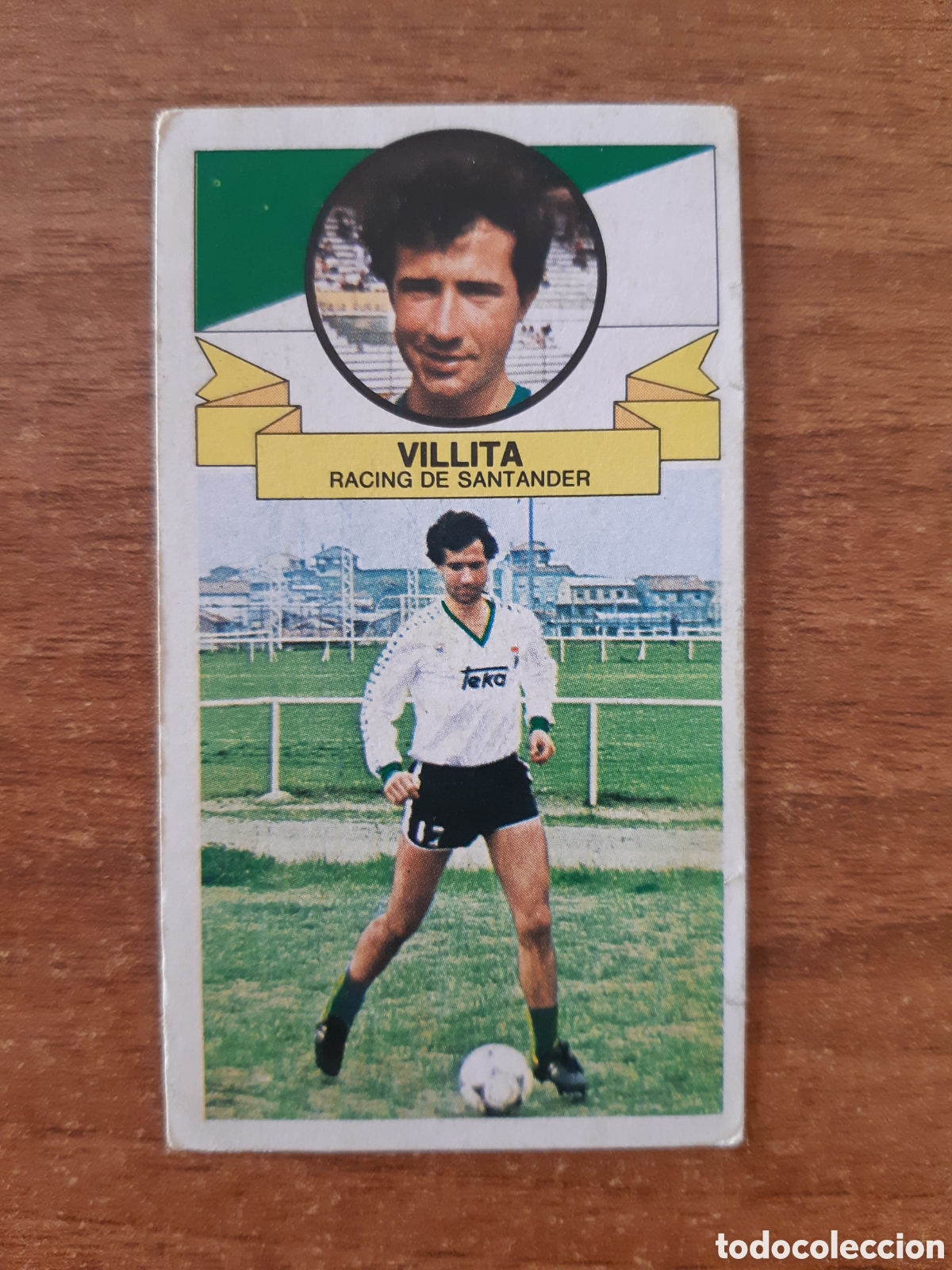 Figurine di Calcio: Villita (Racing Santander) liga 85-86 ESTE. Nunca pegado, sin pegar