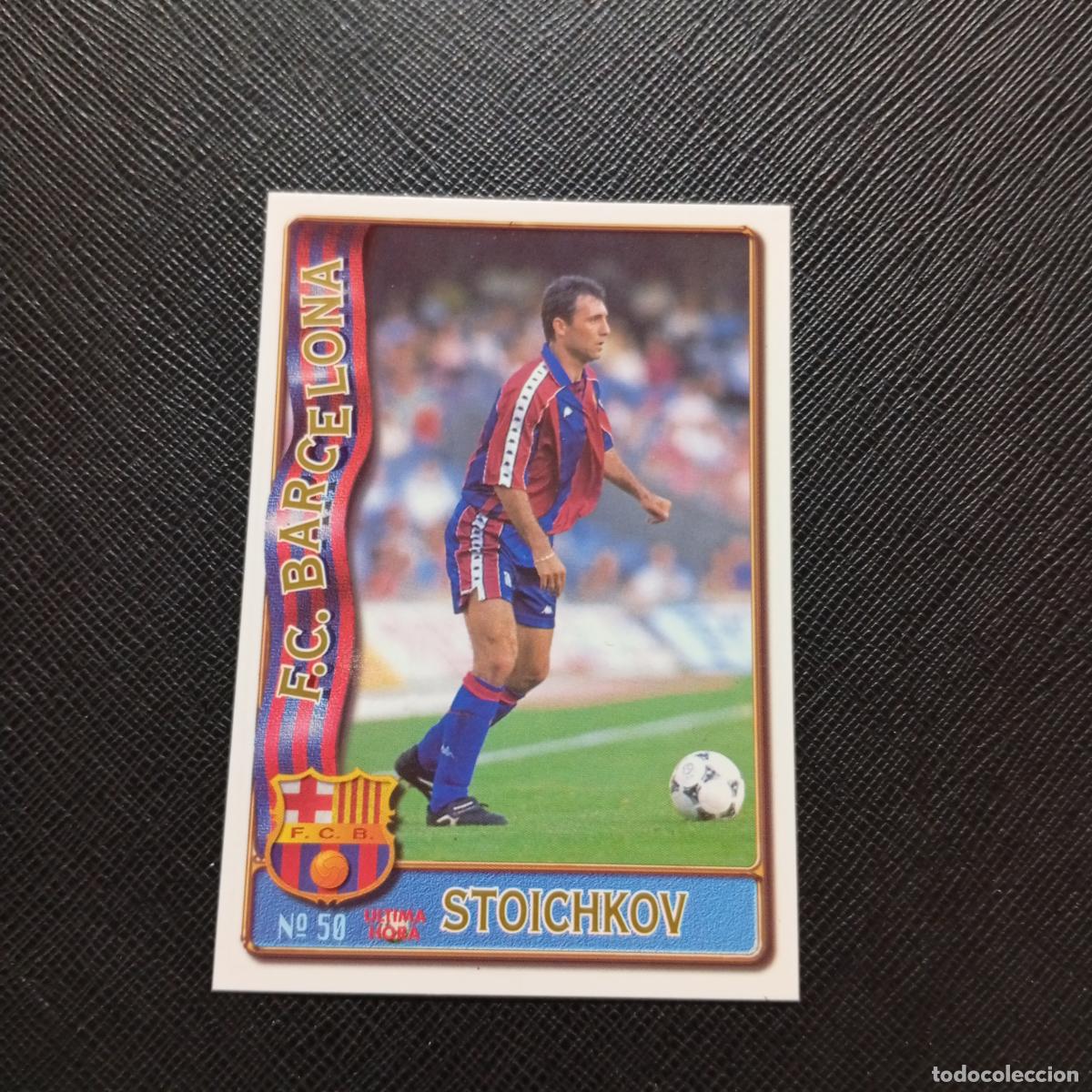 Figurine di Calcio: 50 STOICHKOV BARCELONA MUNDICROMO 1996 1997 CROMO FUTBOL LIGA 96 97 - A206 PG7 ULTIMA HORA