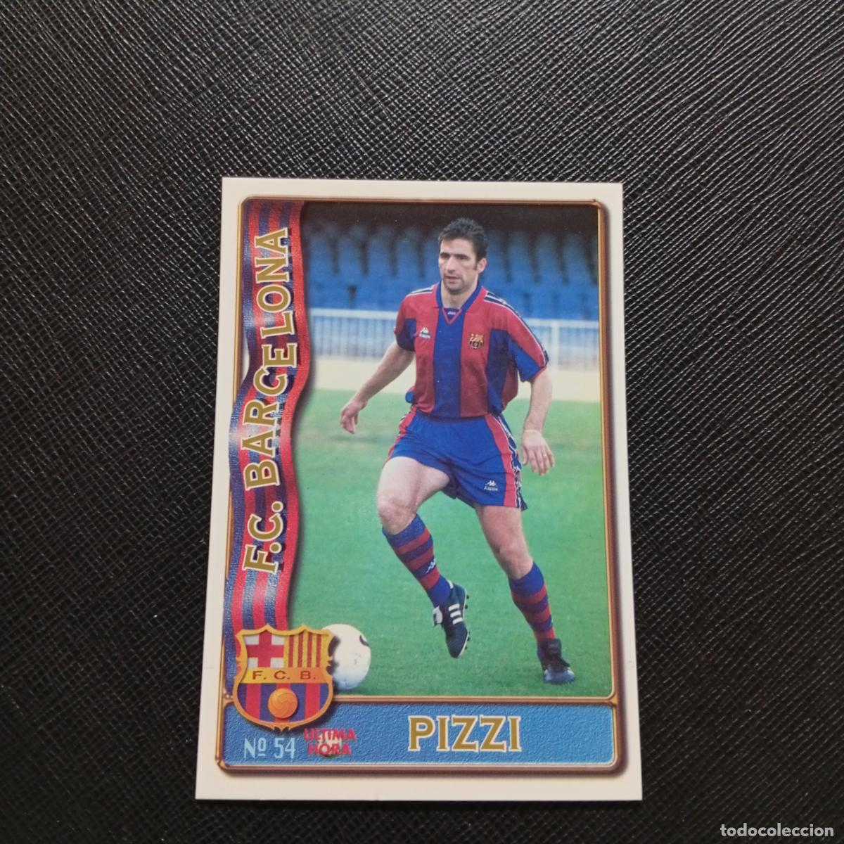 Cromos de F&uacute;tbol: 54 PIZZI BARCELONA MUNDICROMO 1996 1997 CROMO FUTBOL LIGA 96 97 - A206 PG8 ULTIMA HORA