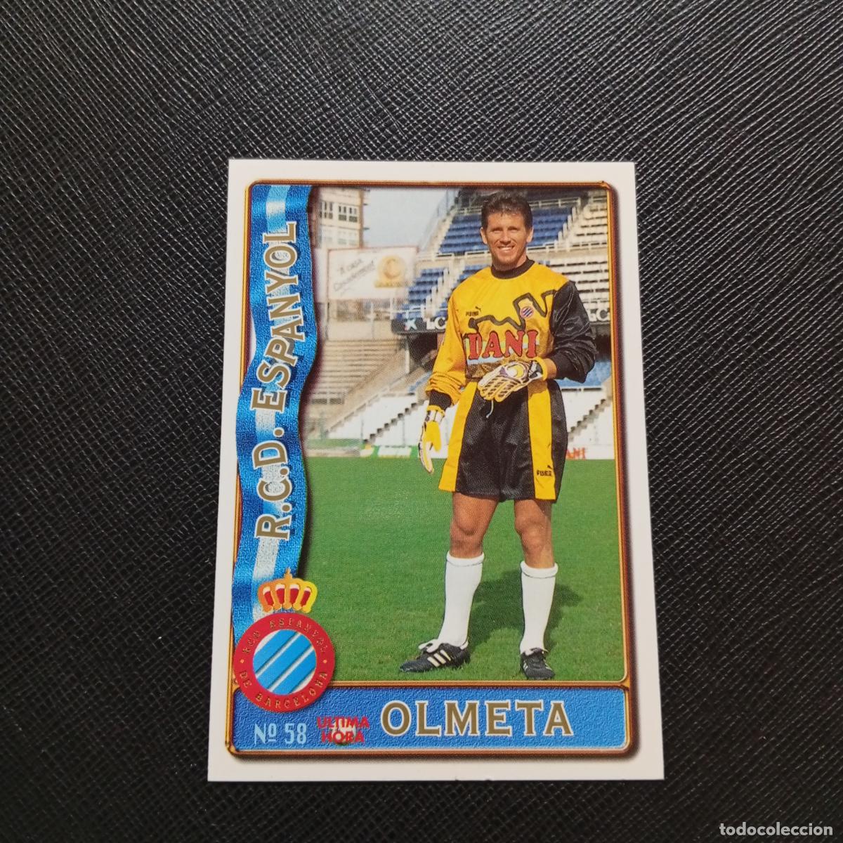 Cromos de F&uacute;tbol: 58 OLMETA ESPA&Ntilde;OL MUNDICROMO 1996 1997 CROMO FUTBOL LIGA 96 97 - A206 PG9 ULTIMA HORA