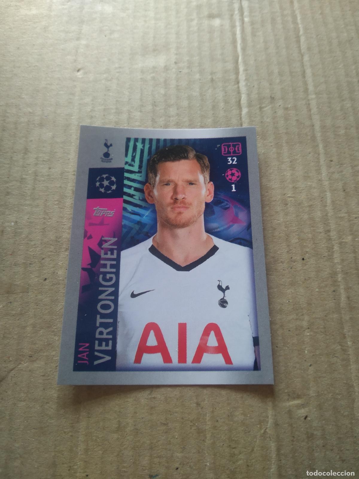 Cartes &agrave; collectionner de Football: 445 JAN VERTONGHEN TOTTENHAM CROMO FUTBOL TOPPS 19-20 UEFA CHAMPIONS LEAGUE 2019-2020