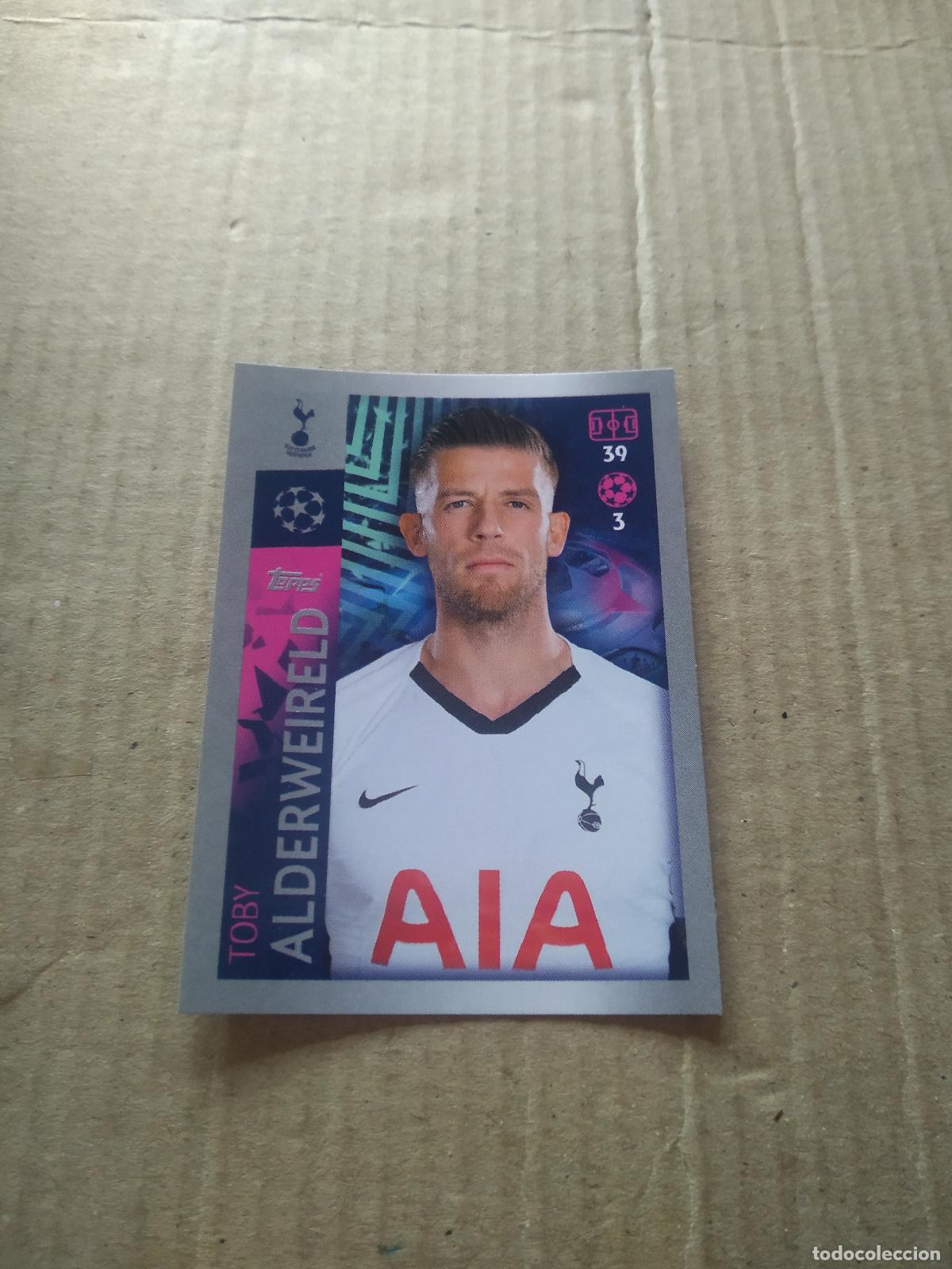 Cartes &agrave; collectionner de Football: 446 TOBY ALDERWEIRELD TOTTENHAM CROMO FUTBOL TOPPS 19-20 UEFA CHAMPIONS LEAGUE 2019-2020