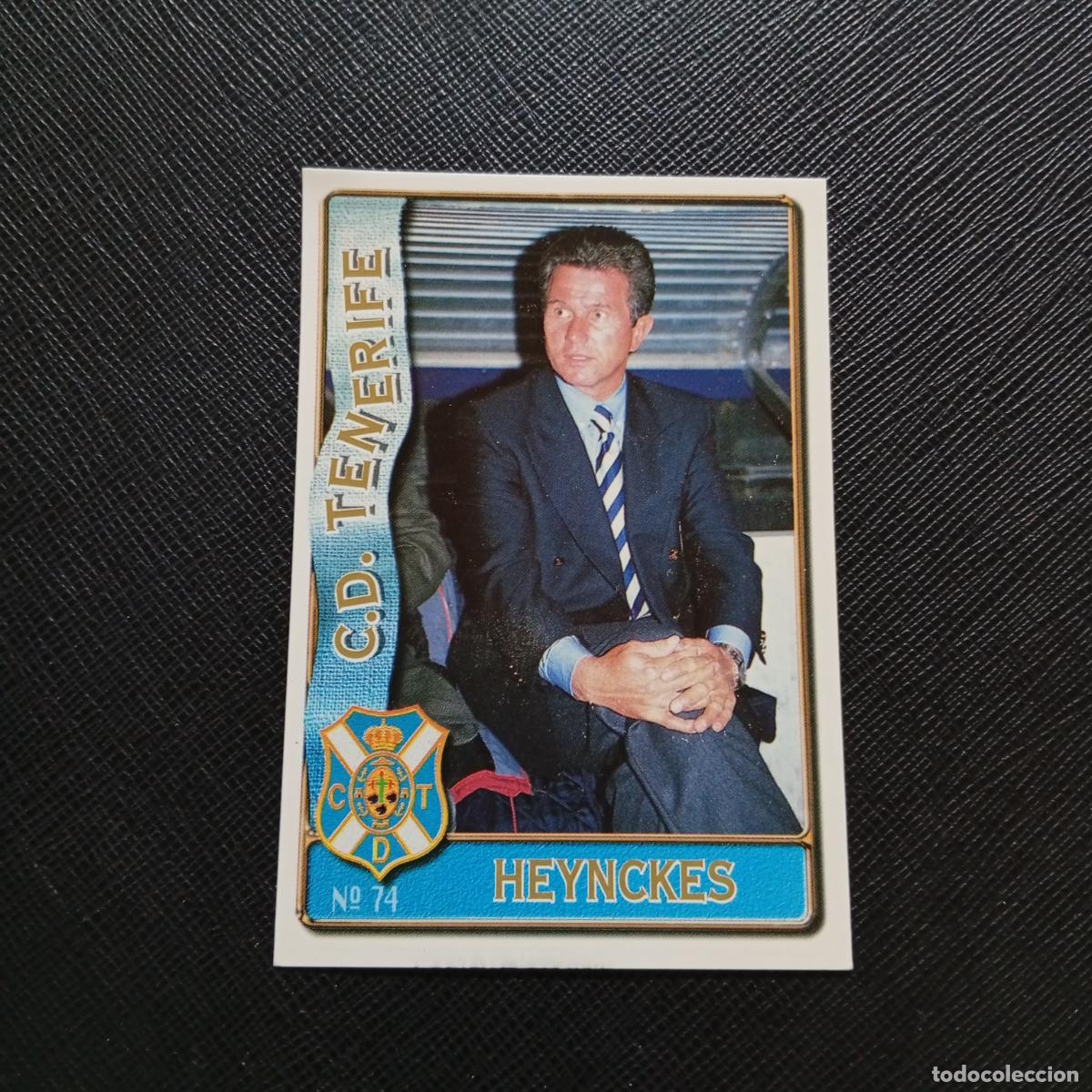 Cartes &agrave; collectionner de Football: 74 HEYNCKES TENERIFE MUNDICROMO 1996 1997 CROMO FUTBOL LIGA 96 97 - A206 PG11
