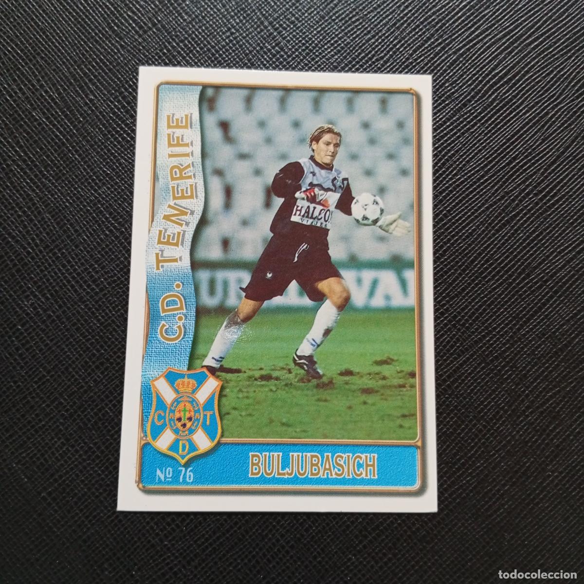 Cartes &agrave; collectionner de Football: 76 BULJUBASICH TENERIFE MUNDICROMO 1996 1997 CROMO FUTBOL LIGA 96 97 - A206 PG11