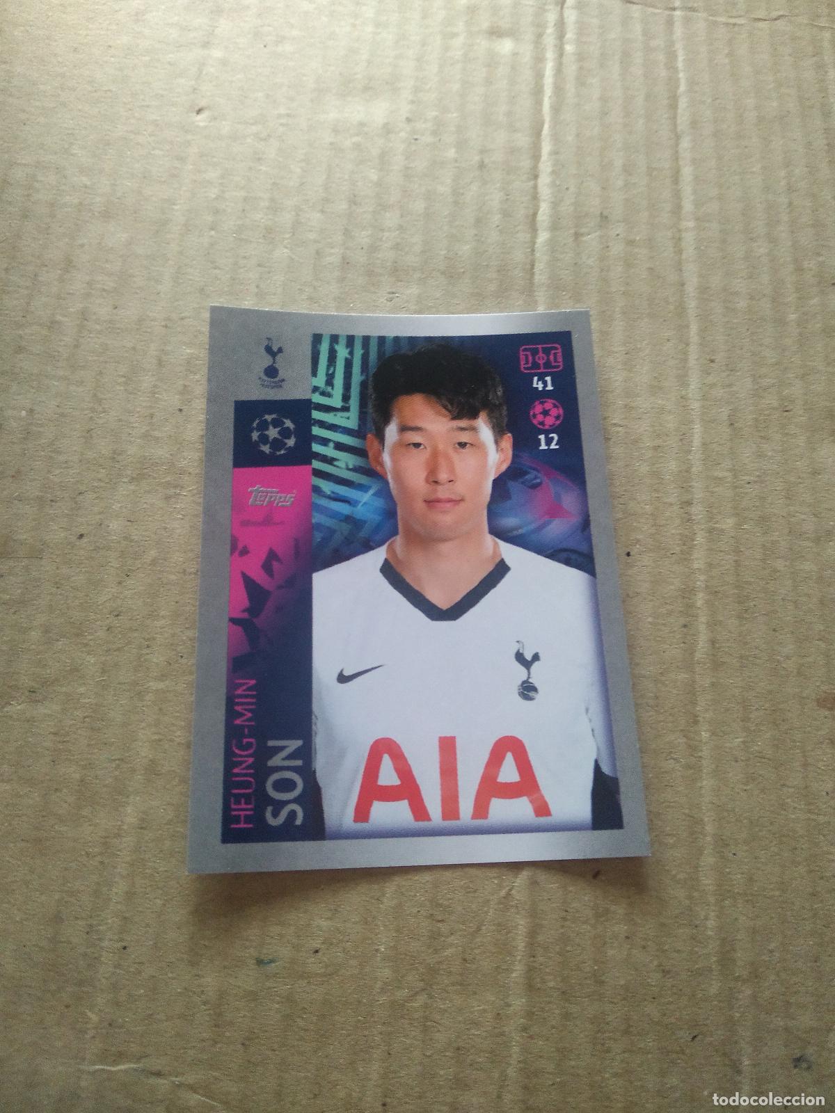 Cromos de F&uacute;tbol: 458 HEUNG-MIN SON TOTTENHAM CROMO FUTBOL TOPPS 19-20 UEFA CHAMPIONS LEAGUE 2019-2020