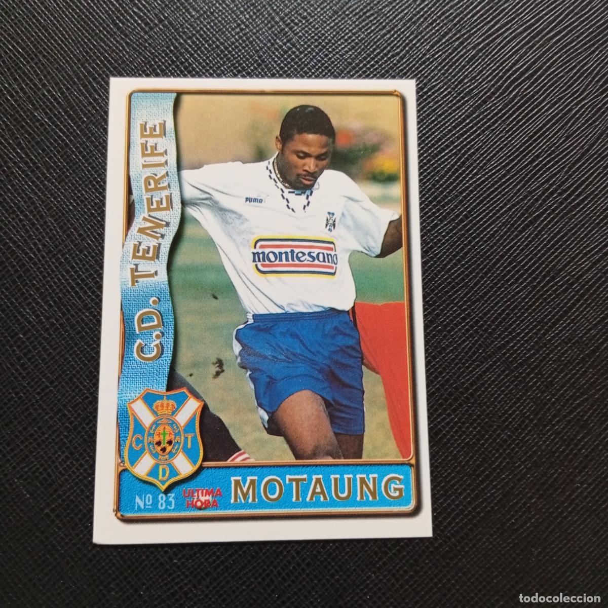 Cromos de Futebol: 83 MOTAUNG TENERIFE MUNDICROMO 1996 1997 CROMO FUTBOL LIGA 96 97 - A206 PG12 ULTIMA HORA B
