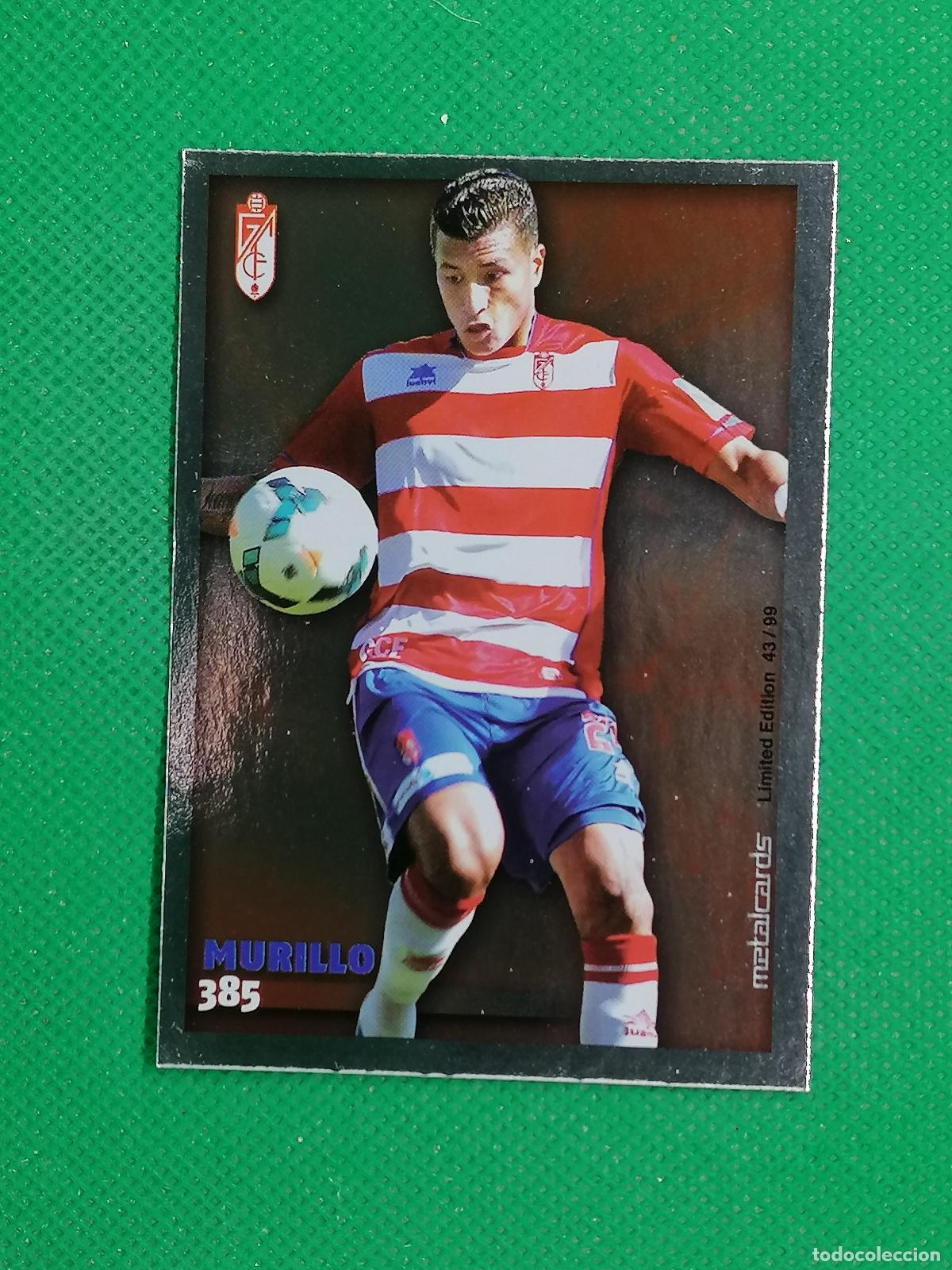Cartes &agrave; collectionner de Football: 385 MURILLO GRANADA METALCARDS LIMITED ⚽ MUNDICROMO LAS FICHAS DE LA LIGA 14 15 2024 2015 ⚽