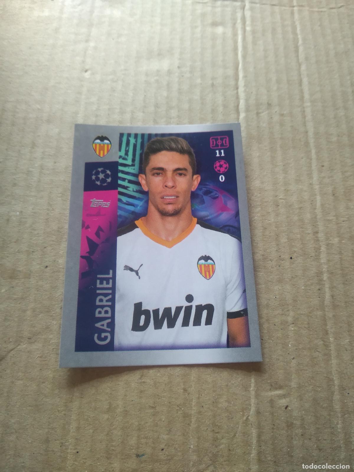 Cromos de F&uacute;tbol: 464 GABRIEL PAULISTA VALENCIA CROMO FUTBOL TOPPS 19-20 UEFA CHAMPIONS LEAGUE 2019-2020