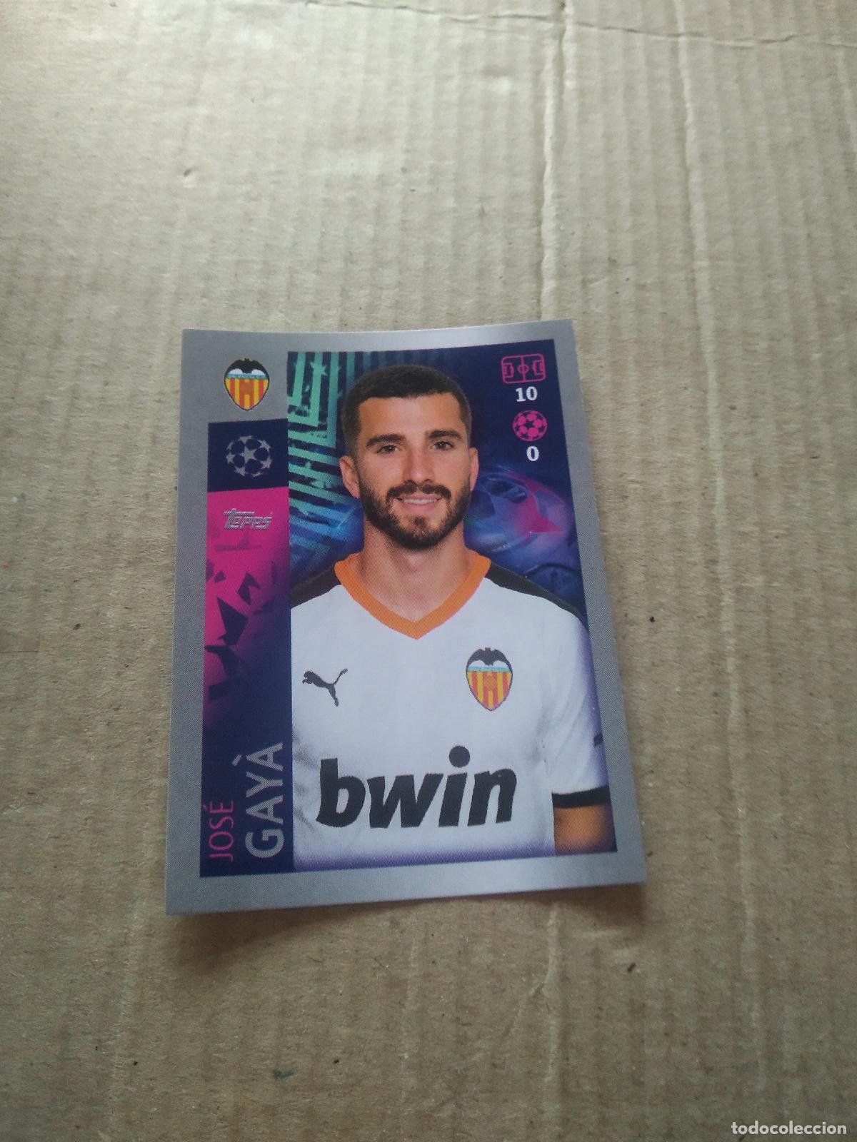 Cromos de F&uacute;tbol: 465 GAYA VALENCIA CROMO FUTBOL TOPPS 19-20 UEFA CHAMPIONS LEAGUE 2019-2020