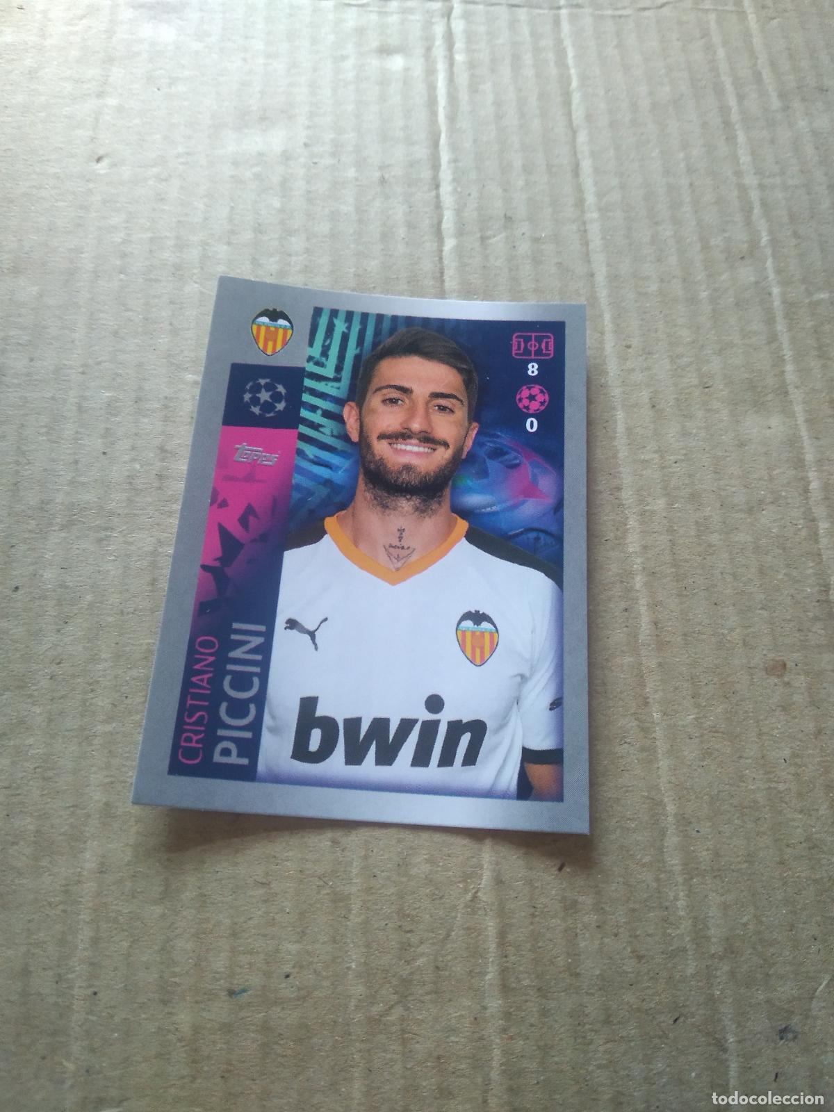 Cromos de F&uacute;tbol: 466 PICCINI VALENCIA CROMO FUTBOL TOPPS 19-20 UEFA CHAMPIONS LEAGUE 2019-2020