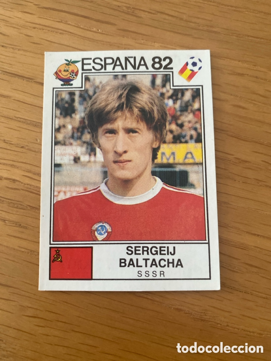 Cromos de f&uacute;tbol: Cromo panini mundial Espa&ntilde;a 82 n&uacute;mero 387 Baltacha - Sticker album world cup Spain 1982