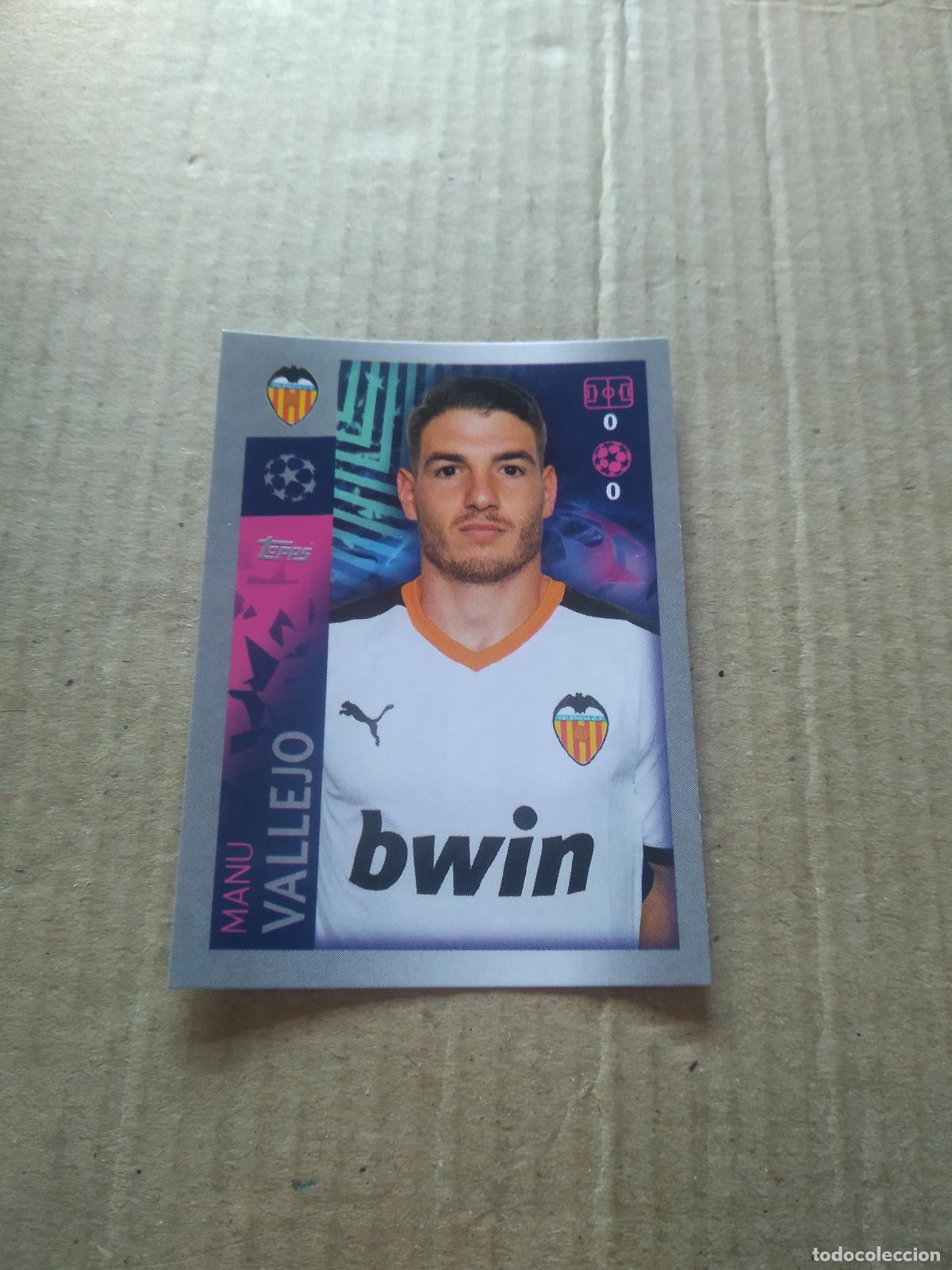 Cromos de F&uacute;tbol: 469 MANU VALLEJO VALENCIA CROMO FUTBOL TOPPS 19-20 UEFA CHAMPIONS LEAGUE 2019-2020