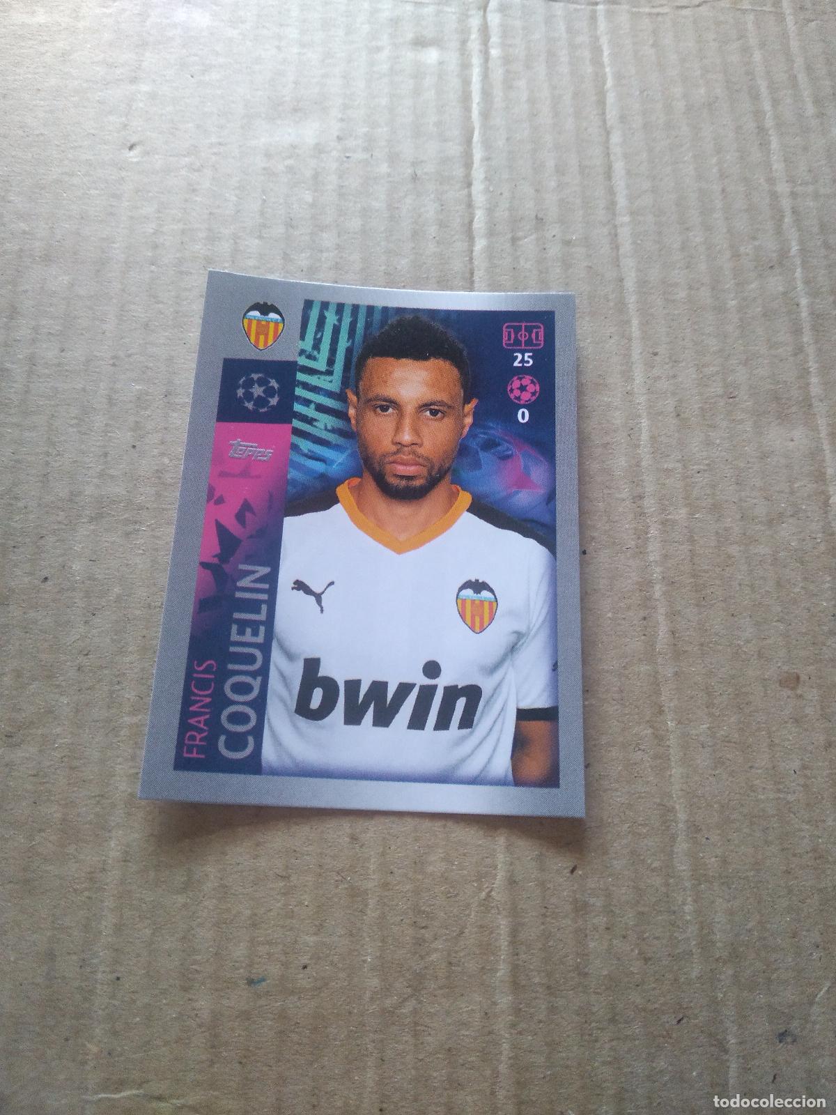 Cromos de F&uacute;tbol: 470 COQUELIN VALENCIA CROMO FUTBOL TOPPS 19-20 UEFA CHAMPIONS LEAGUE 2019-2020
