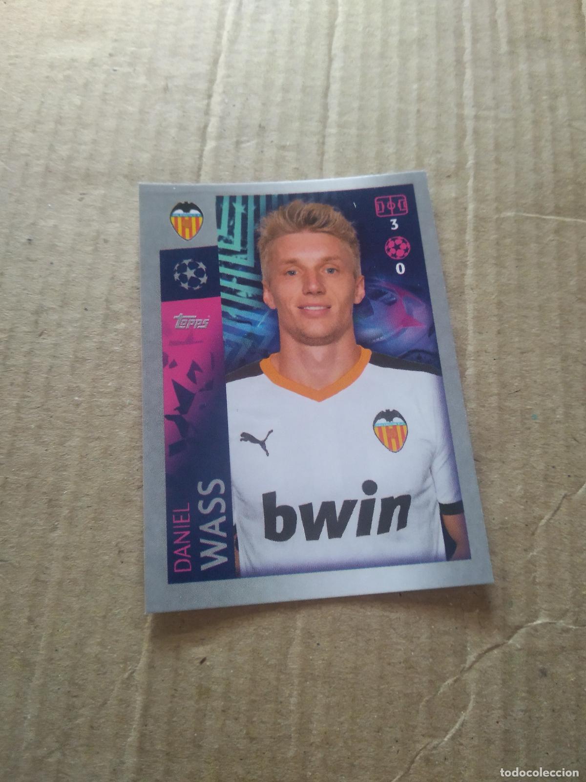 Cromos de F&uacute;tbol: 471 DANIEL WASS VALENCIA CROMO FUTBOL TOPPS 19-20 UEFA CHAMPIONS LEAGUE 2019-2020