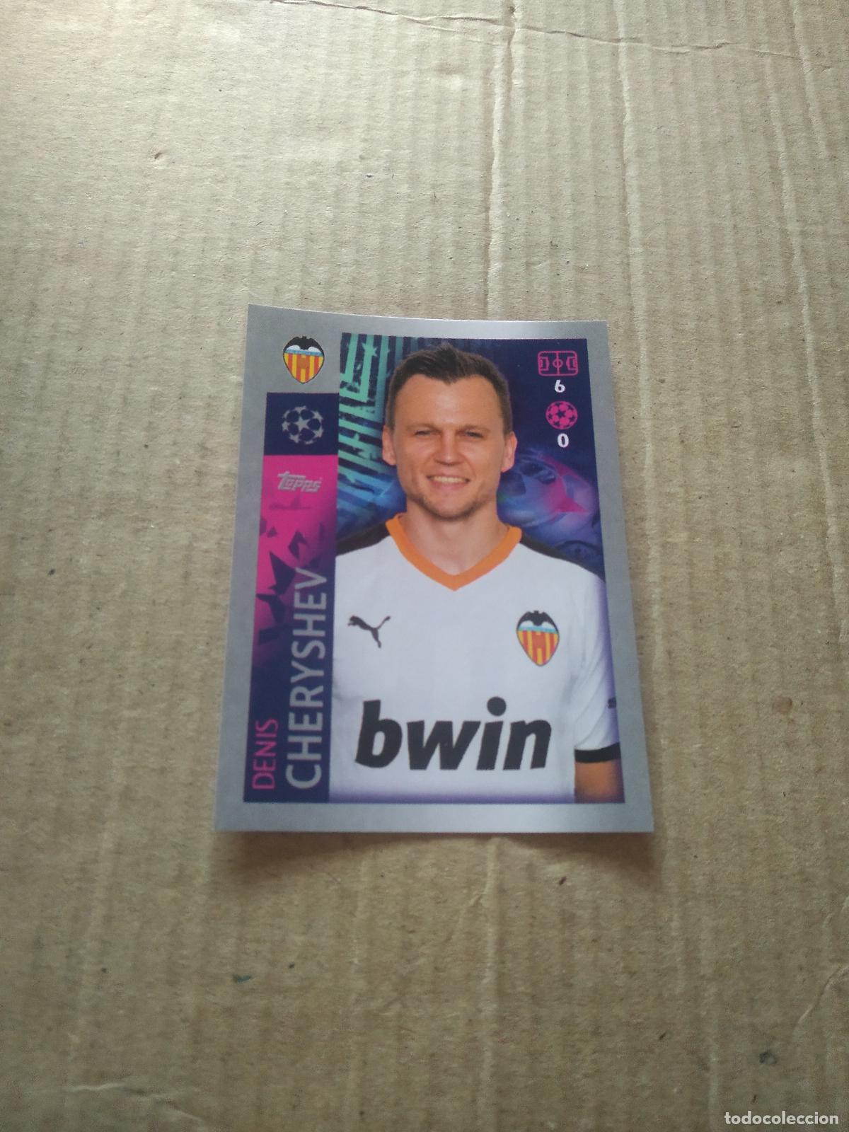 Football Stickers: 472 CHERYSHEV VALENCIA CROMO FUTBOL TOPPS 19-20 UEFA CHAMPIONS LEAGUE 2019-2020