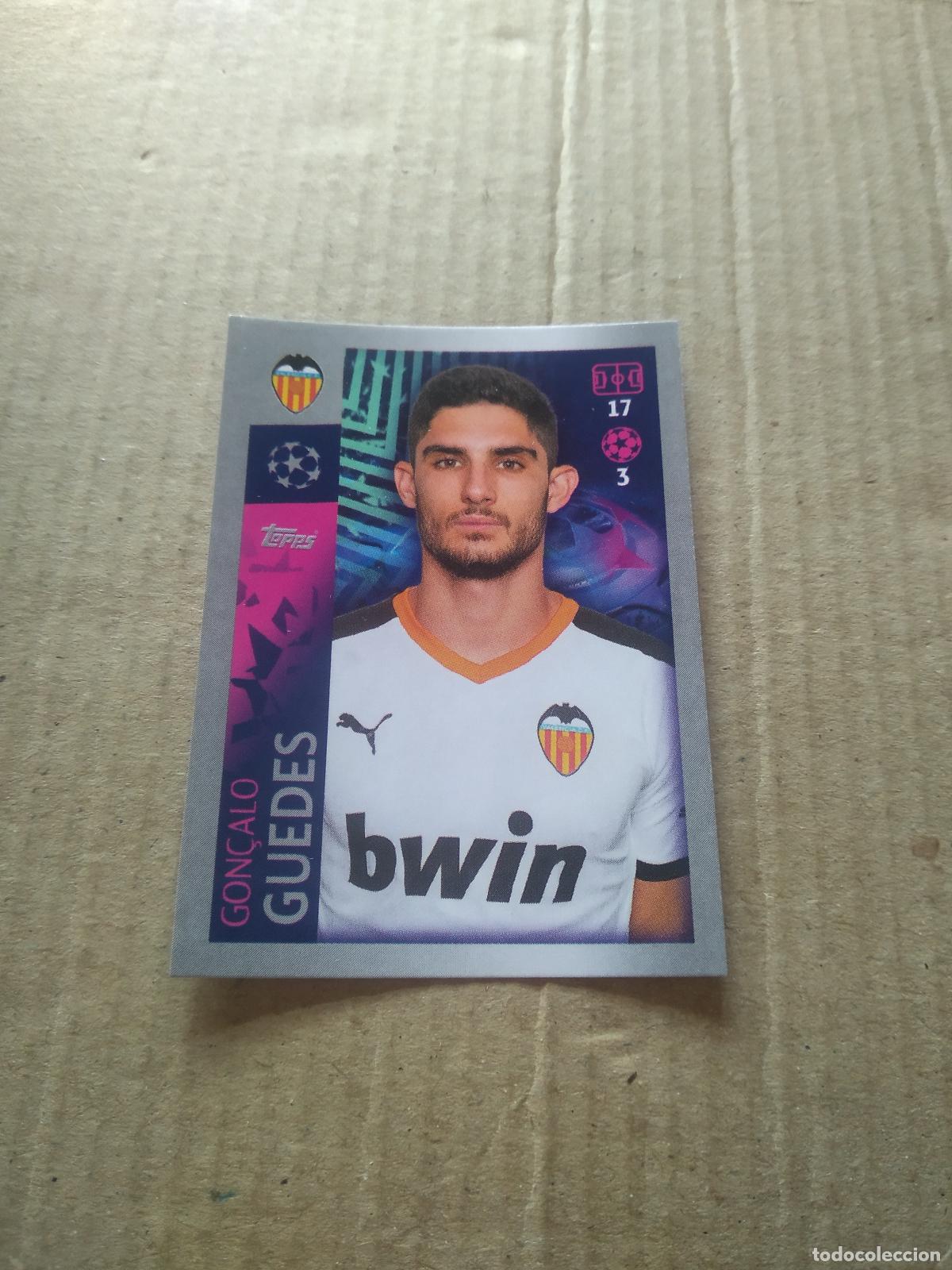 Football Stickers: 476 GUEDES VALENCIA CROMO FUTBOL TOPPS 19-20 UEFA CHAMPIONS LEAGUE 2019-2020