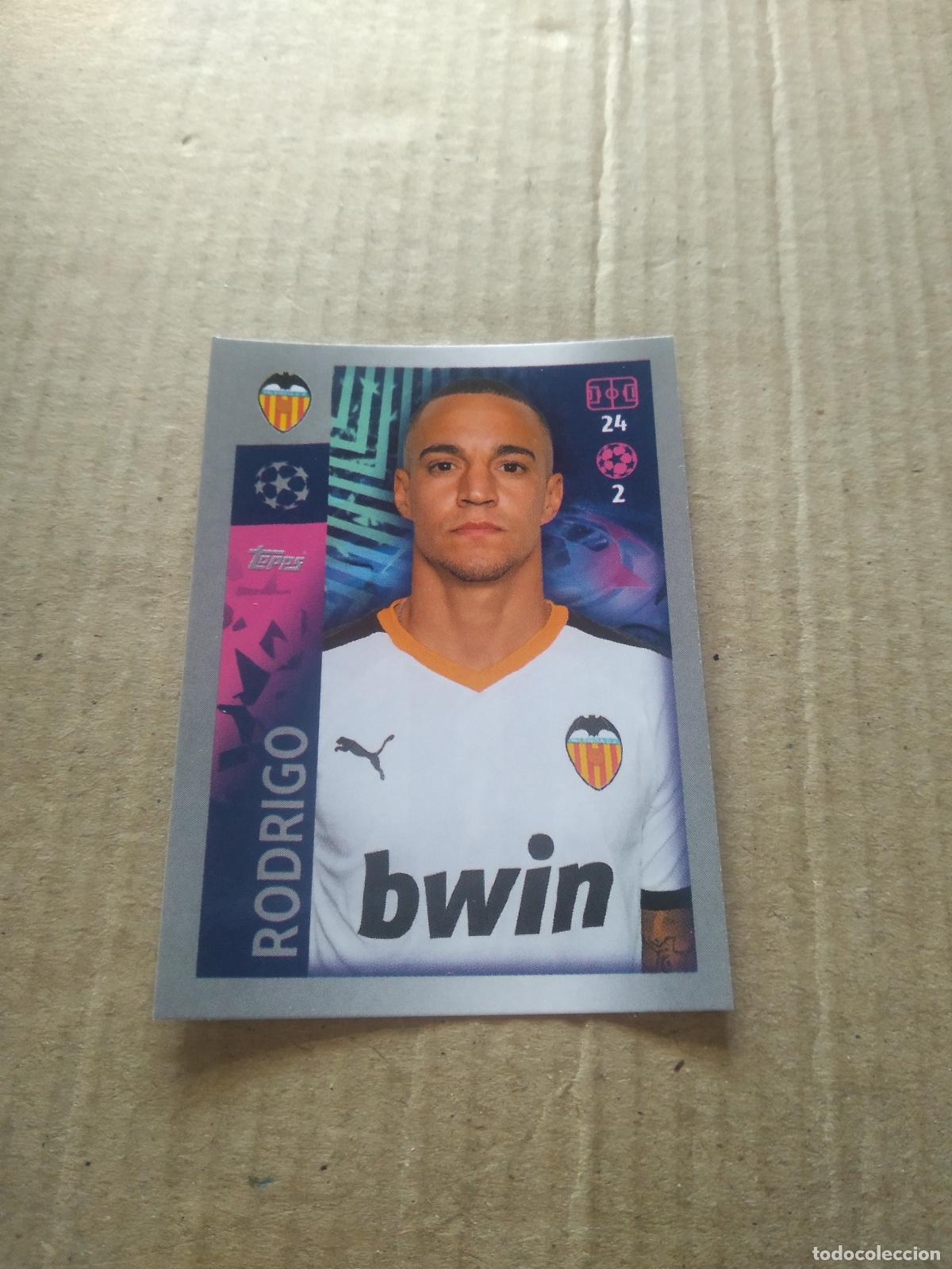 Football Stickers: 478 RODRIGO VALENCIA CROMO FUTBOL TOPPS 19-20 UEFA CHAMPIONS LEAGUE 2019-2020