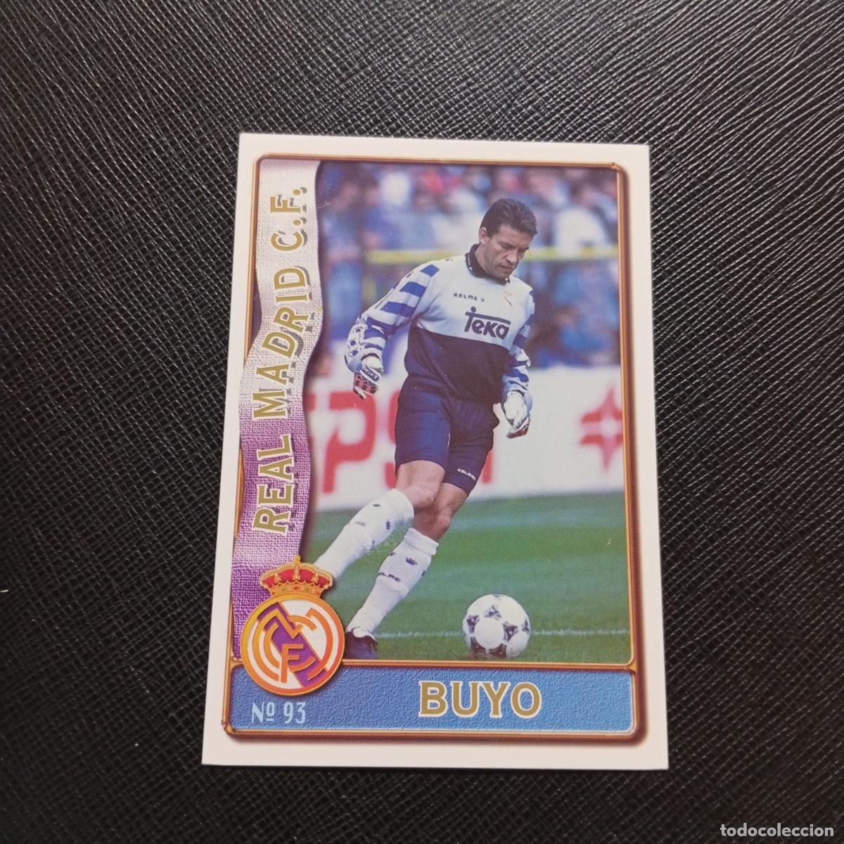 Football Stickers: 93 BUYO REAL MADRID MUNDICROMO 1996 1997 CROMO FUTBOL LIGA 96 97 - A206 PG14