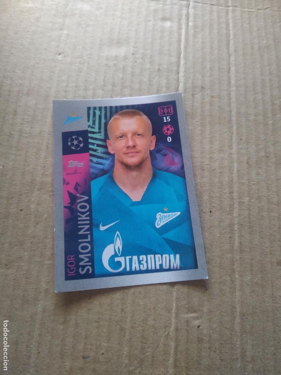 Cromos de F&uacute;tbol: 484 SMOLNIKOV ZENIT CROMO FUTBOL TOPPS 19-20 UEFA CHAMPIONS LEAGUE 2019-2020
