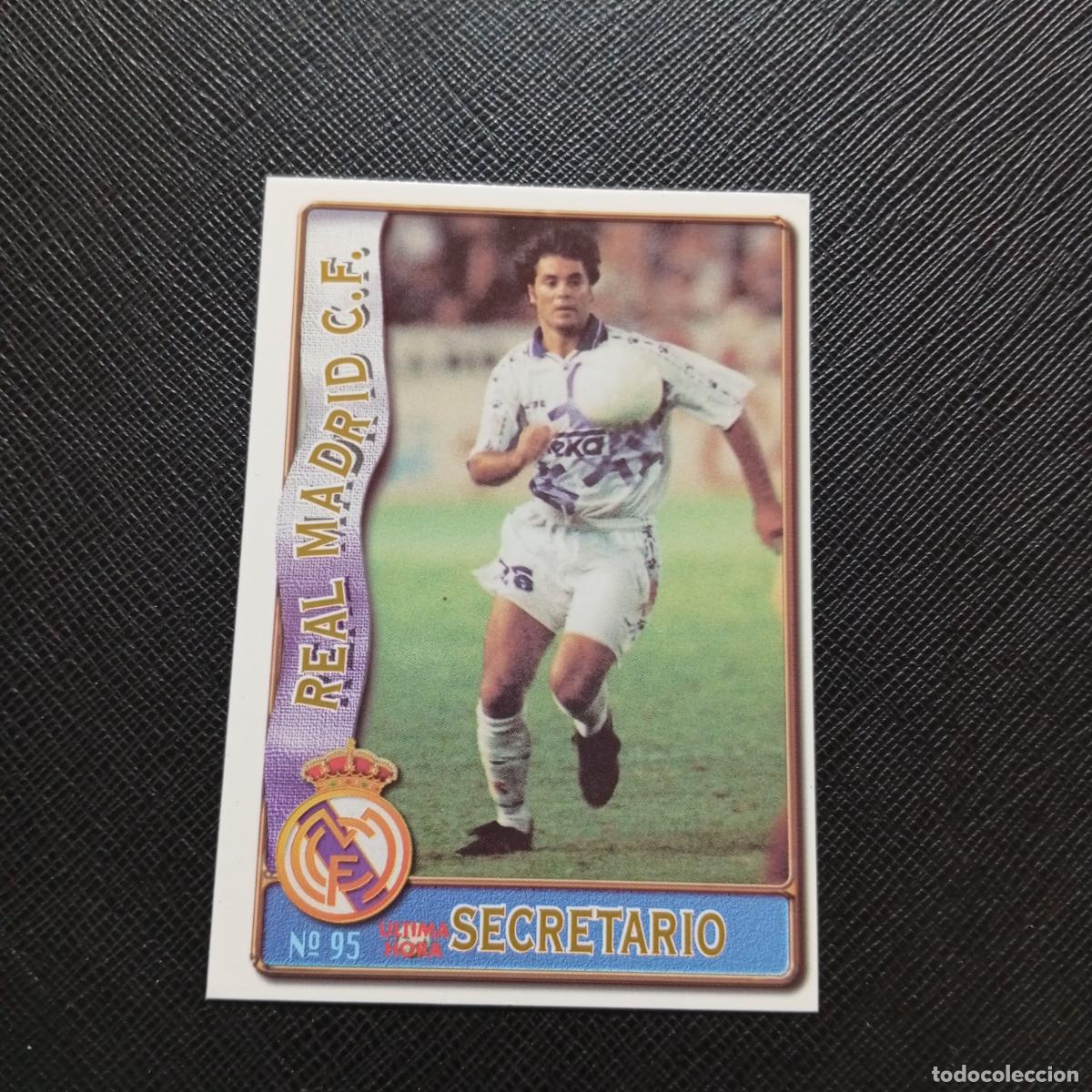 Cromos de F&uacute;tbol: 95 SECRETARIO REAL MADRID MUNDICROMO 1996 1997 CROMO FUTBOL LIGA 96 97 - A206 PG14 ULTIMA HORA