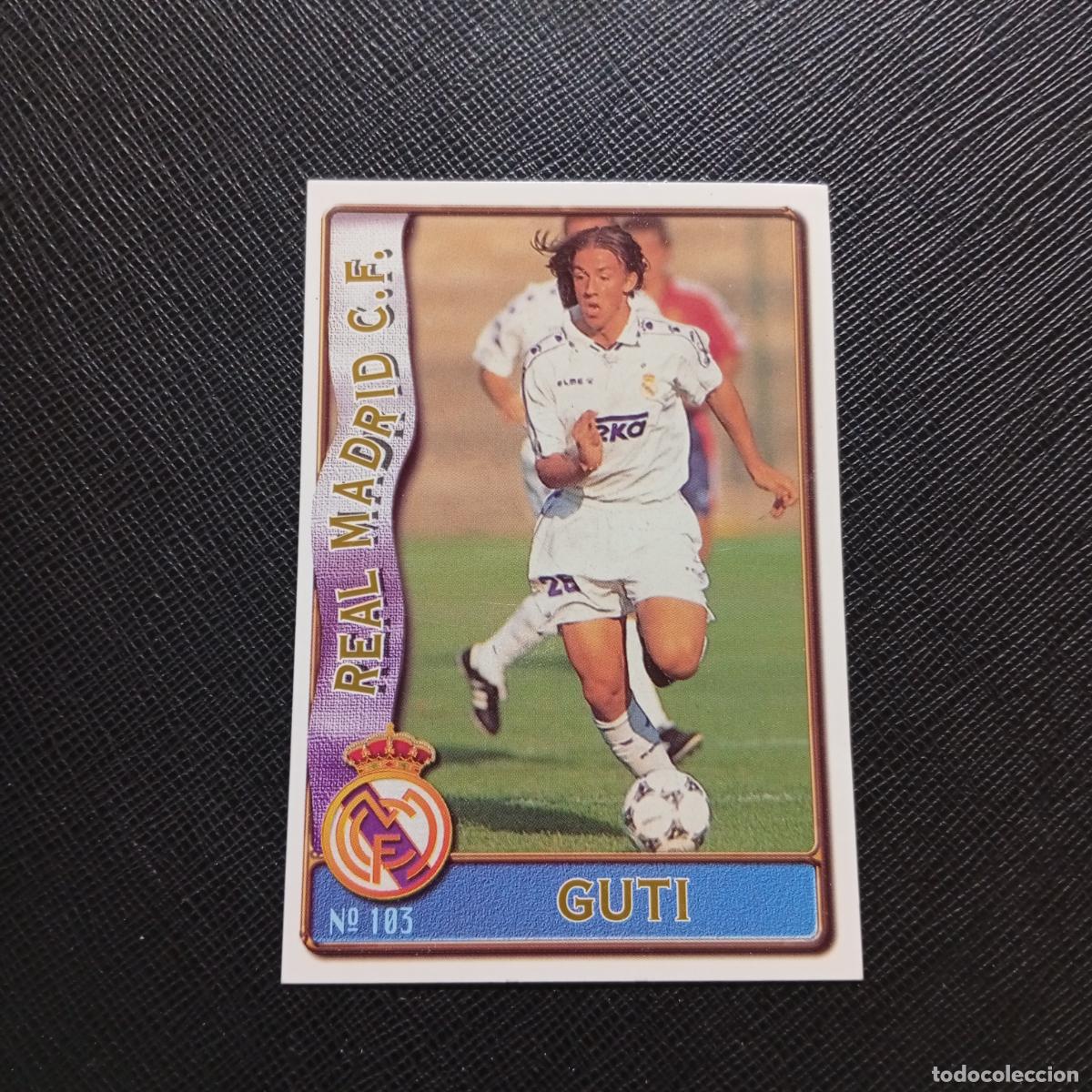 Football Stickers: 103 GUTI REAL MADRID MUNDICROMO 1996 1997 CROMO FUTBOL LIGA 96 97 - A206 PG15