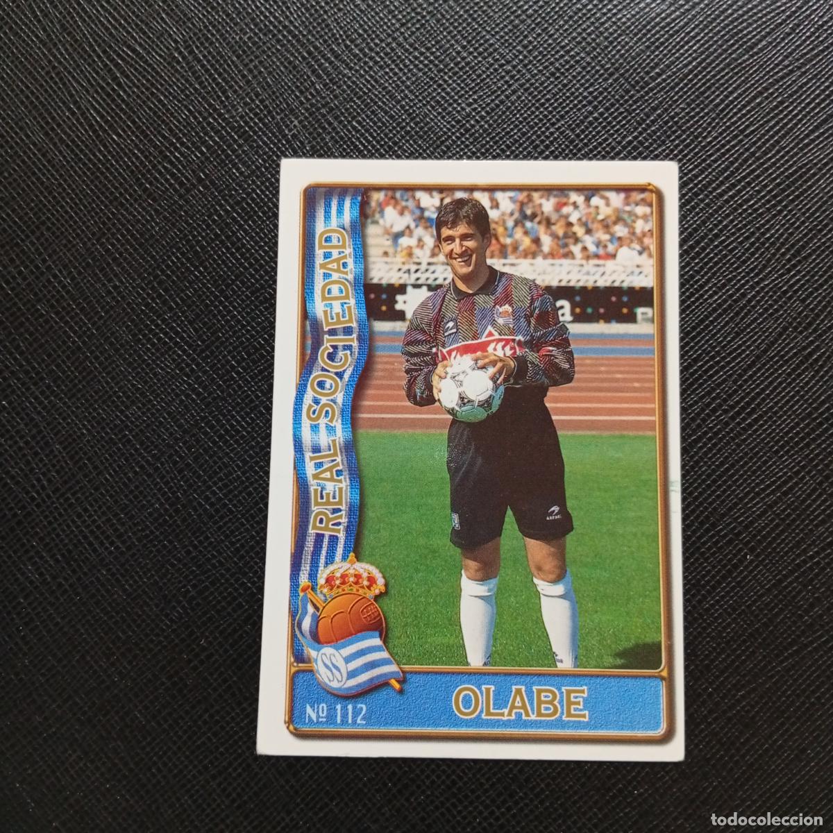 Cromos de F&uacute;tbol: 112 OLABE REAL SOCIEDAD MUNDICROMO 1996 1997 CROMO FUTBOL LIGA 96 97 - A206 PG16