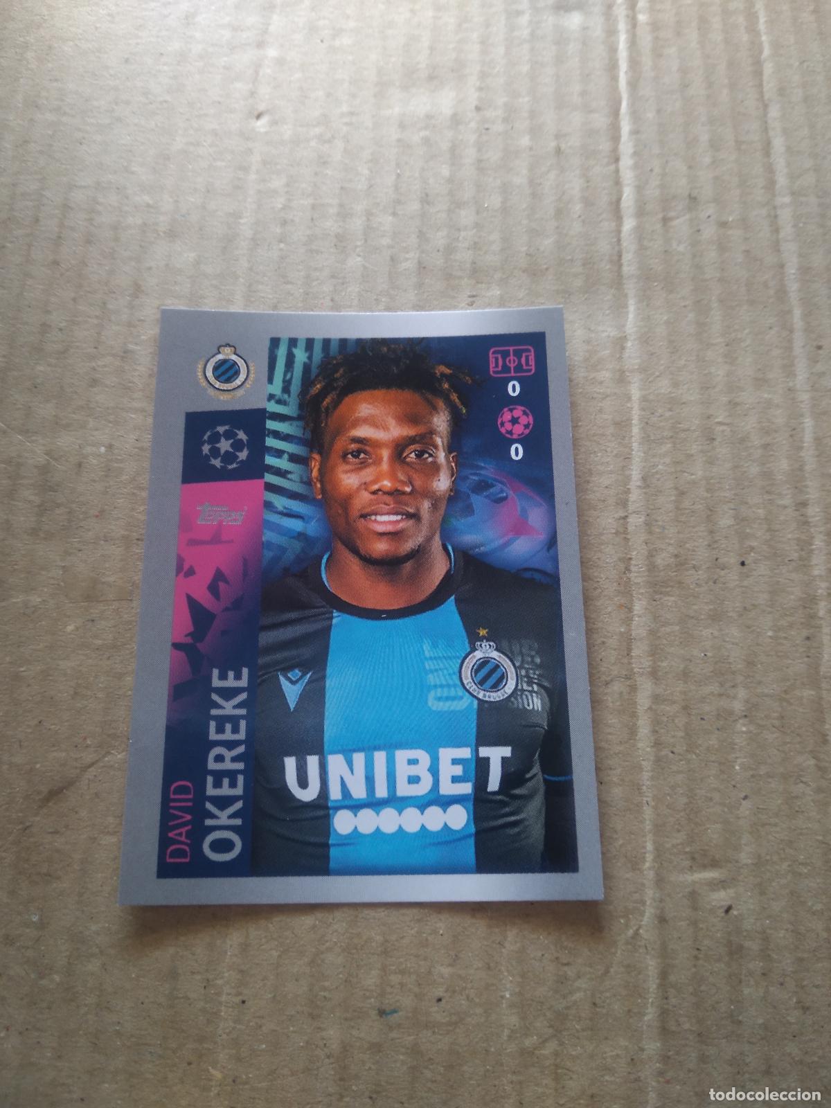 Cromos de F&uacute;tbol: 527 DAVID OKEREKE BRUGGE BRUJAS CROMO FUTBOL TOPPS 19-20 UEFA CHAMPIONS LEAGUE 2019-2020