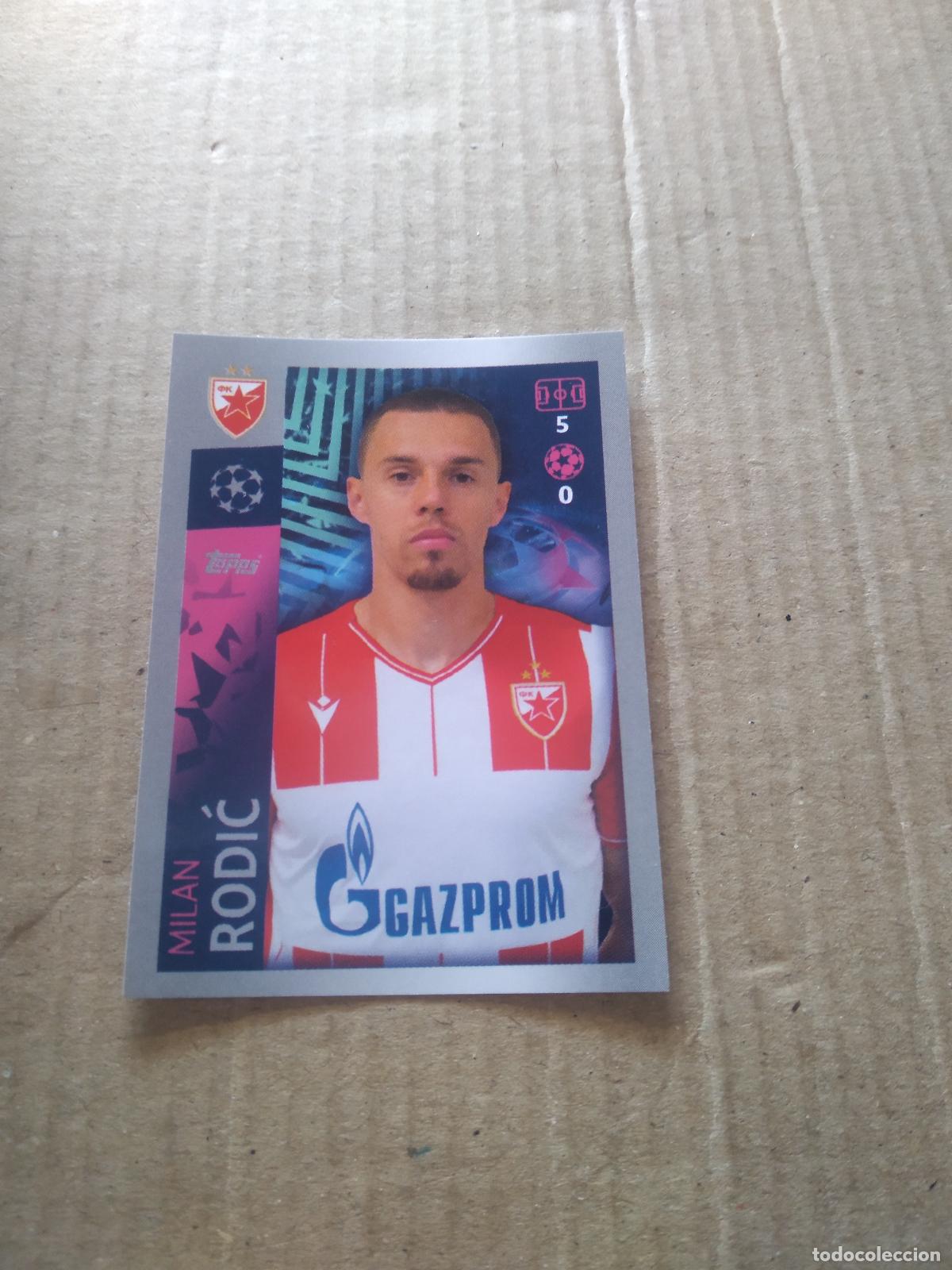 Cromos de F&uacute;tbol: 535 MILAN RODIC ESTRELLA ROJA CROMO FUTBOL TOPPS 19-20 UEFA CHAMPIONS LEAGUE 2019-2020