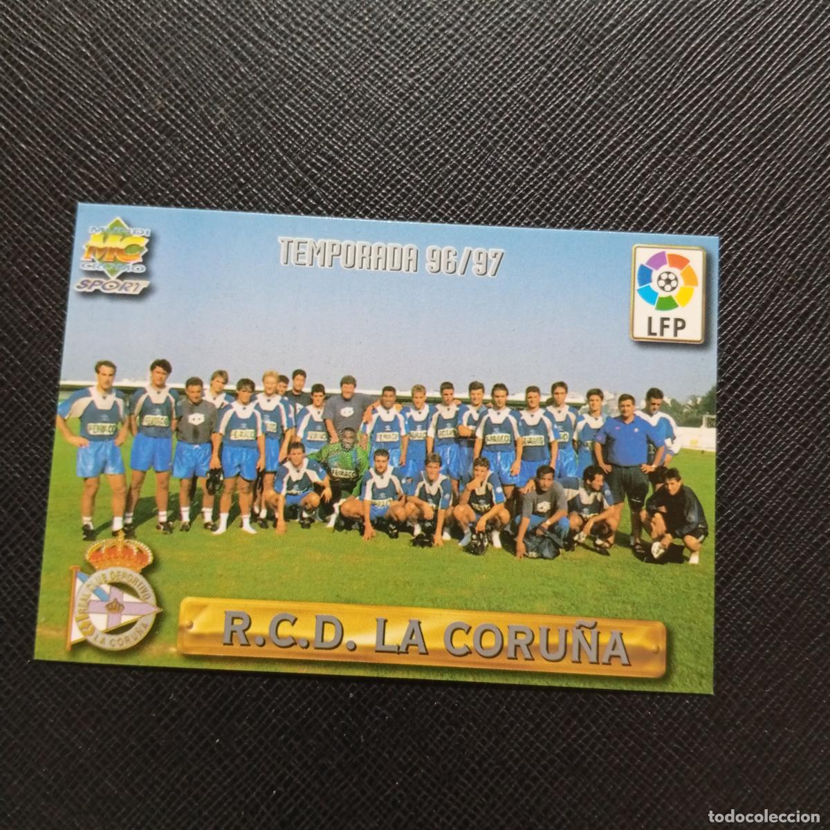 Cromos de F&uacute;tbol: 145 PLANTILLA DEPORTIVO MUNDICROMO 1996 1997 CROMO FUTBOL LIGA 96 97 - A206 PG20 PLATA B