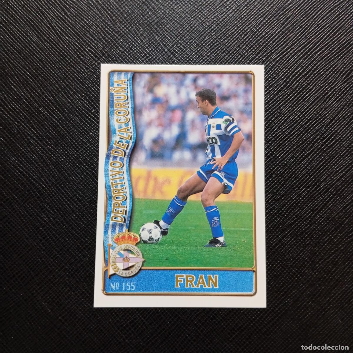 Cromos de F&uacute;tbol: 155 FRAN DEPORTIVO MUNDICROMO 1996 1997 CROMO FUTBOL LIGA 96 97 - A206 PG22