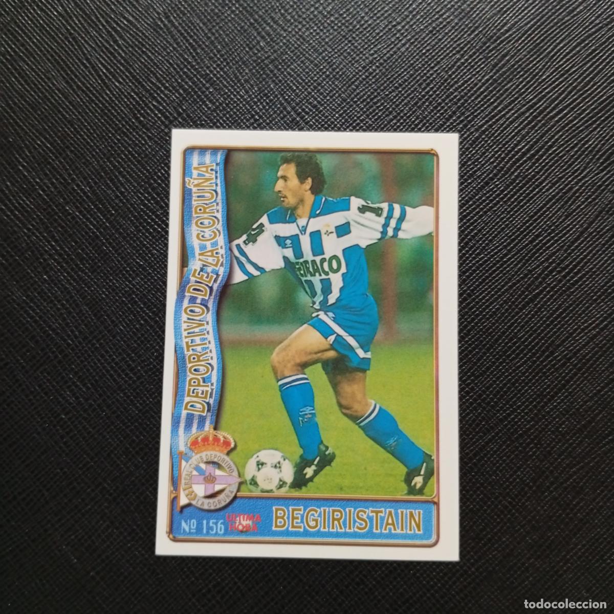 Cromos de F&uacute;tbol: 156 BEGIRISTAIN DEPORTIVO MUNDICROMO 1996 1997 CROMO FUTBOL LIGA 96 97 - A206 PG22 ULTIMA HORA