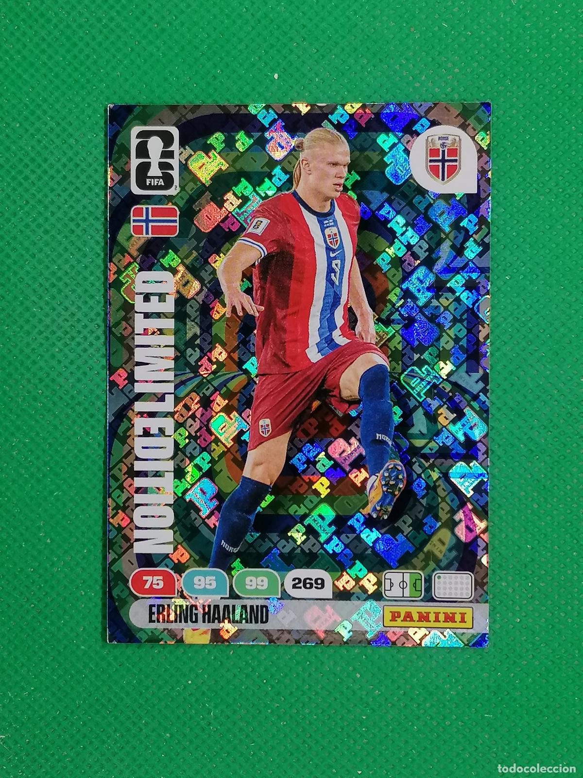 Fu&szlig;ball-Sticker: ERLING HAALAND NORUEGA LIMITED EDITION LOGO FOIL ⚽ PANINI ADRENALYN FIFA WORLD CUP 26 2026 ⚽
