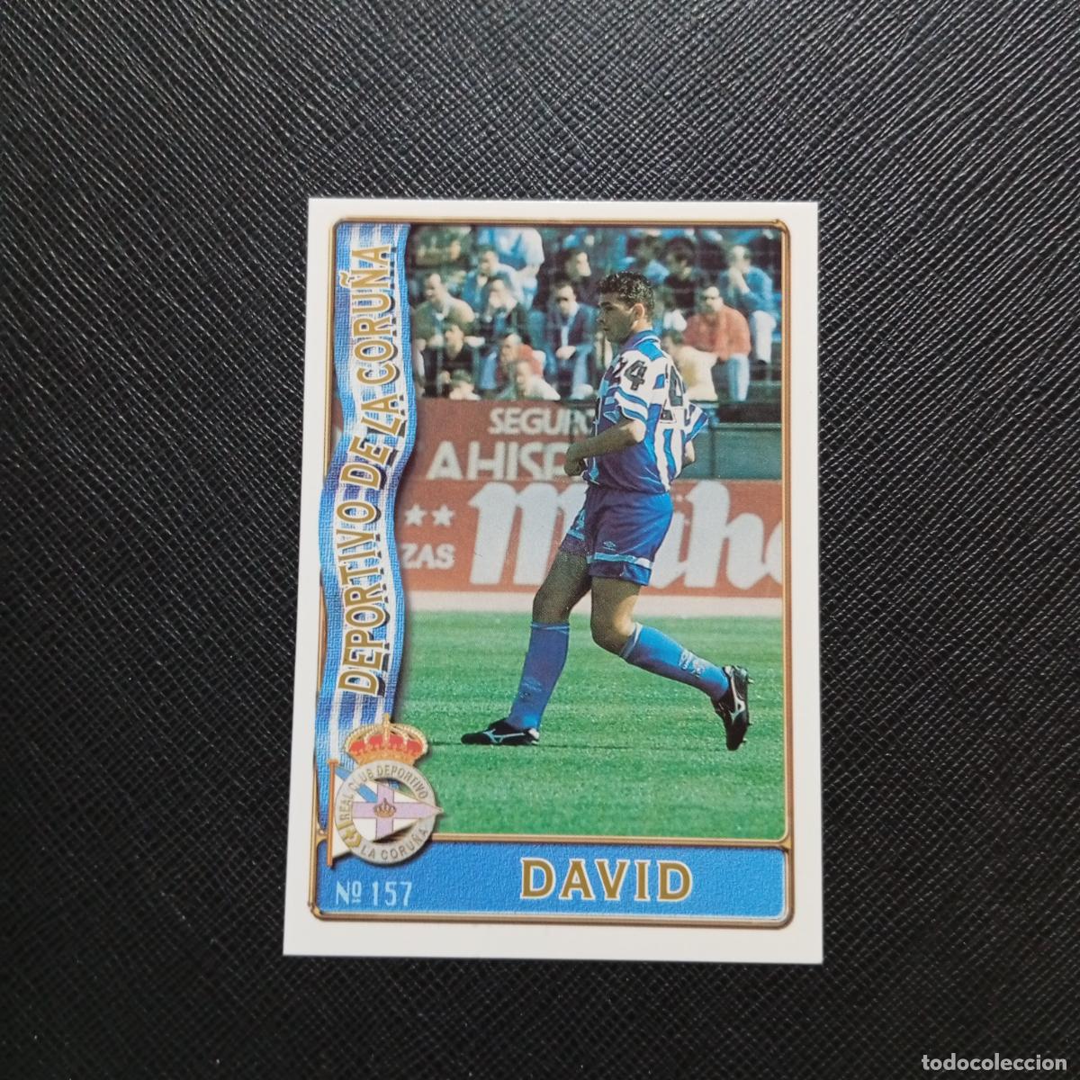 Fu&szlig;ball-Sticker: 157 DAVID DEPORTIVO MUNDICROMO 1996 1997 CROMO FUTBOL LIGA 96 97 - A206 PG22