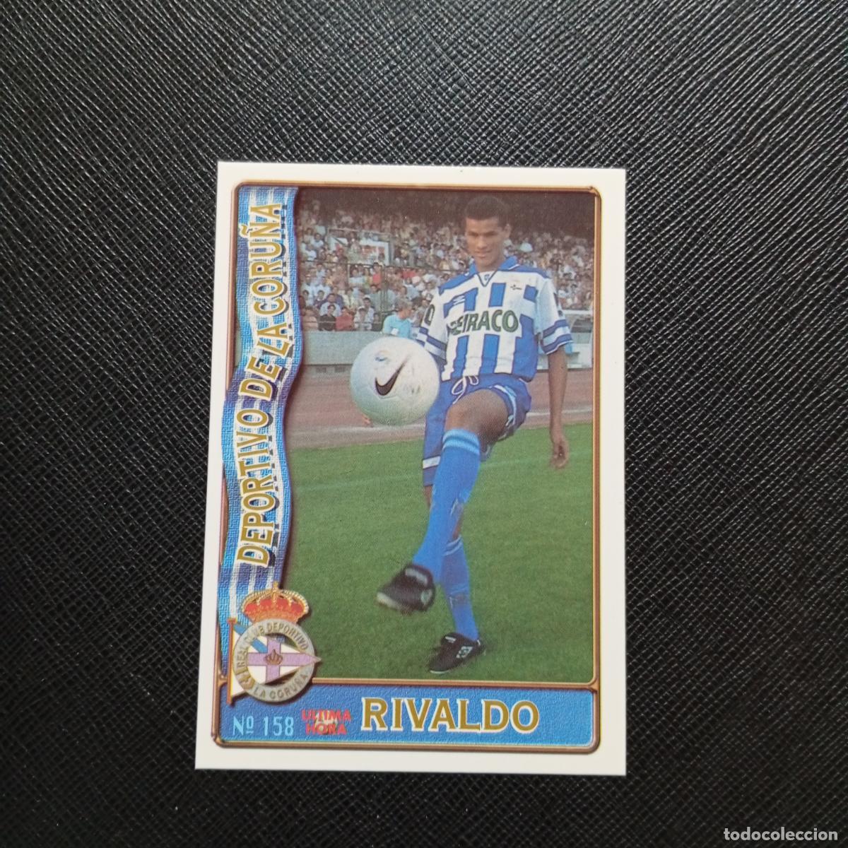 Fu&szlig;ball-Sticker: 158 RIVALDO DEPORTIVO MUNDICROMO 1996 1997 CROMO FUTBOL LIGA 96 97 - A206 PG22 ULTIMA HORA