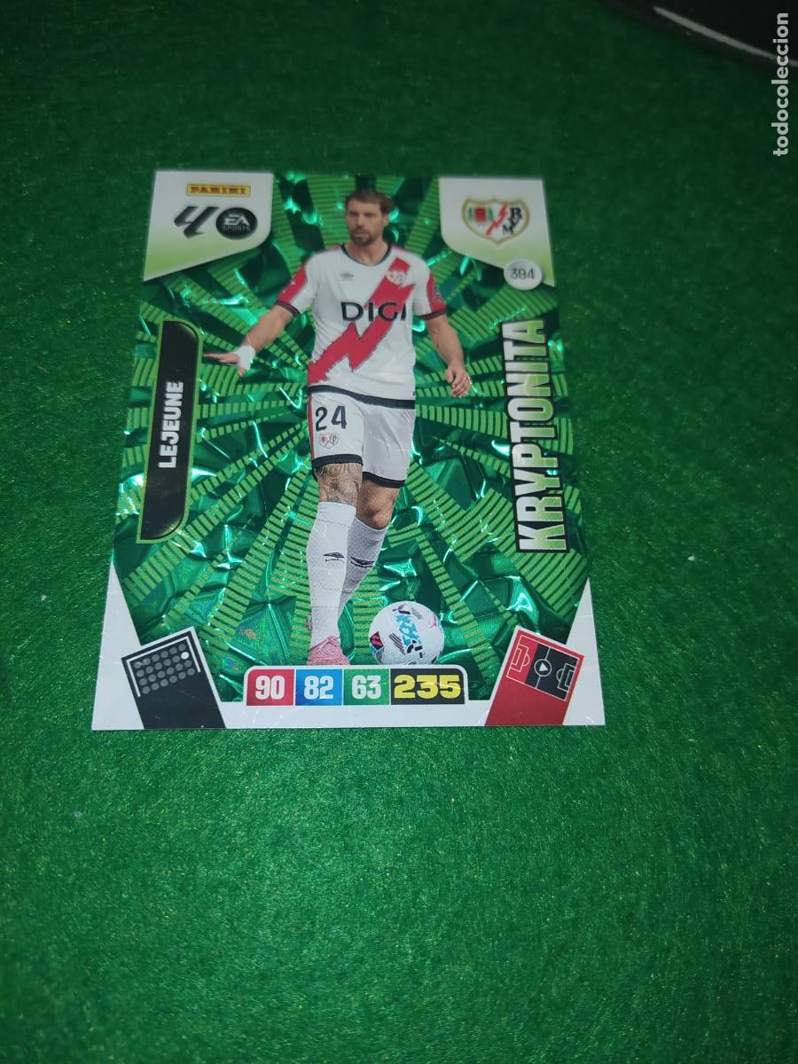 Cromos de F&uacute;tbol: adrenalyn xl 2025 2026 codigo sin activar kryptonita lejeune n&ordm; 394 rayo vallecano