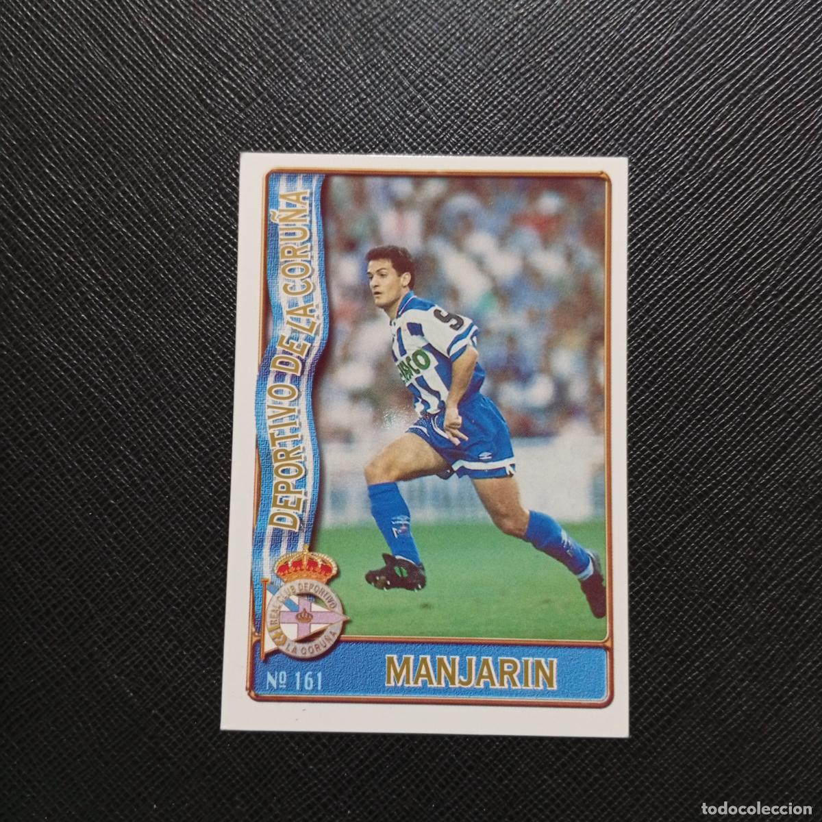 Cromos de F&uacute;tbol: 161 MANJARIN DEPORTIVO MUNDICROMO 1996 1997 CROMO FUTBOL LIGA 96 97 - A206 PG22