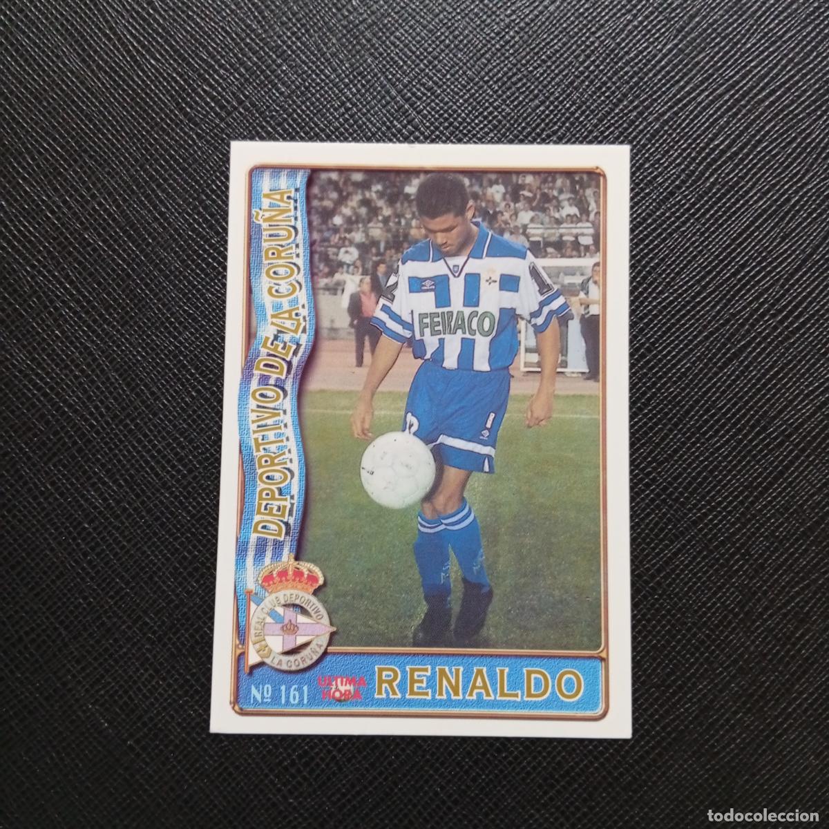 Cromos de F&uacute;tbol: 161 RENALDO DEPORTIVO MUNDICROMO 1996 1997 CROMO FUTBOL LIGA 96 97 - A206 PG23 ULTIMA HORA