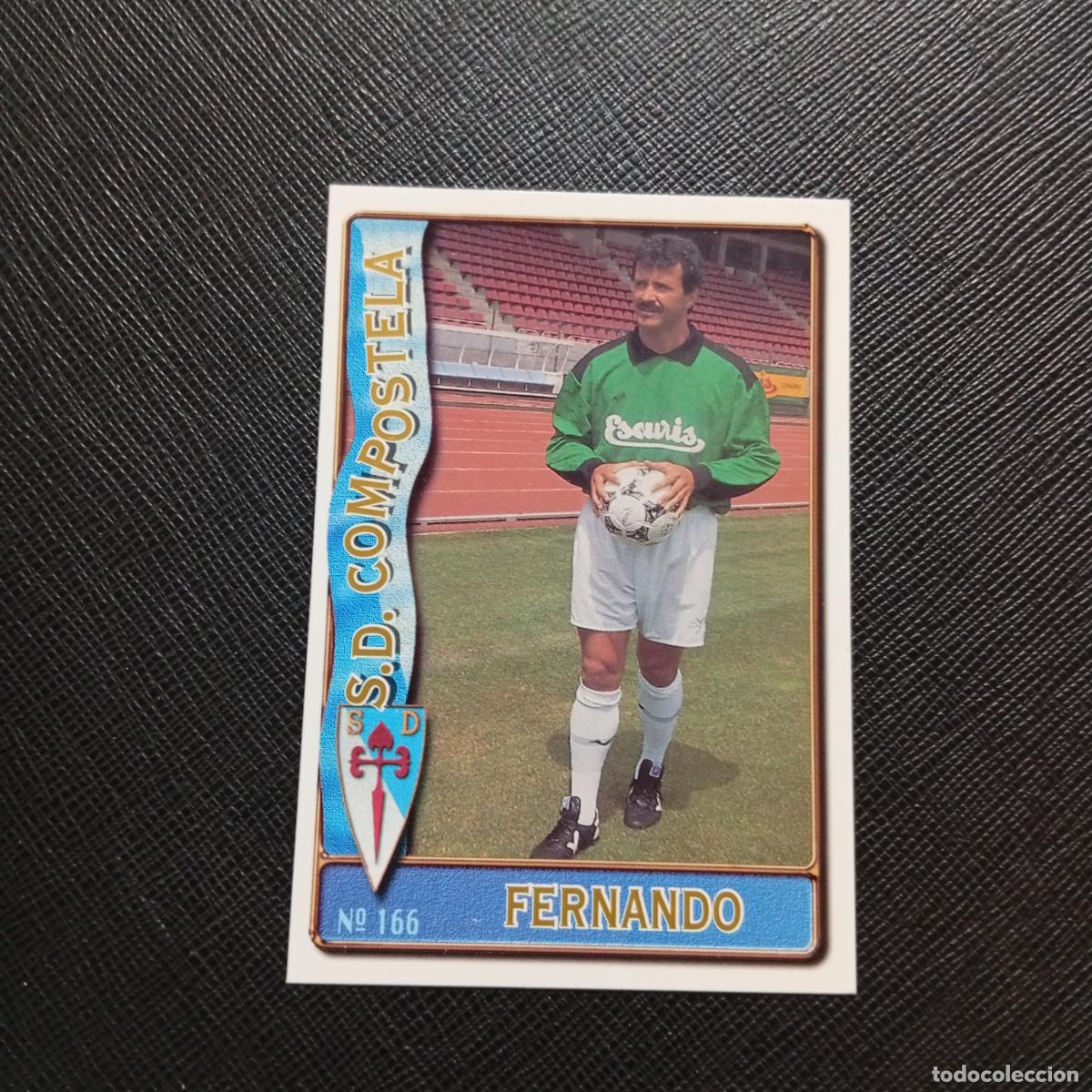 Cromos de F&uacute;tbol: 166 FERNANDO COMPOSTELA MUNDICROMO 1996 1997 CROMO FUTBOL LIGA 96 97 - A206 PG23