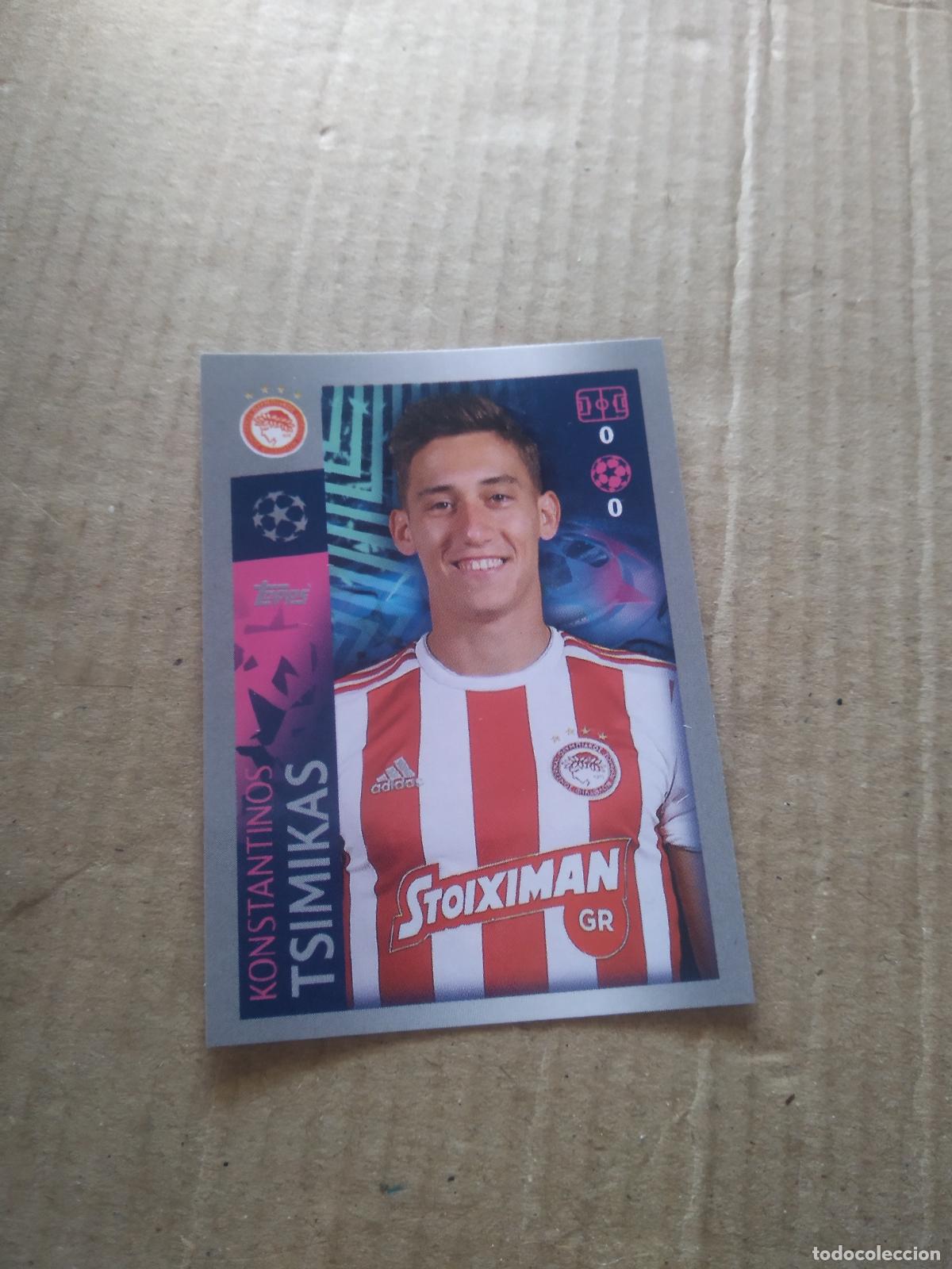 Football Stickers: 565 TSIMIKAS OLYMPIACOS CROMO FUTBOL TOPPS 19-20 UEFA CHAMPIONS LEAGUE 2019-2020