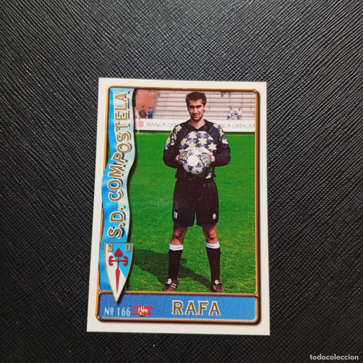 Football Stickers: 166 RAFA COMPOSTELA MUNDICROMO 1996 1997 CROMO FUTBOL LIGA 96 97 - A206 PG23 ULTIMA HORA